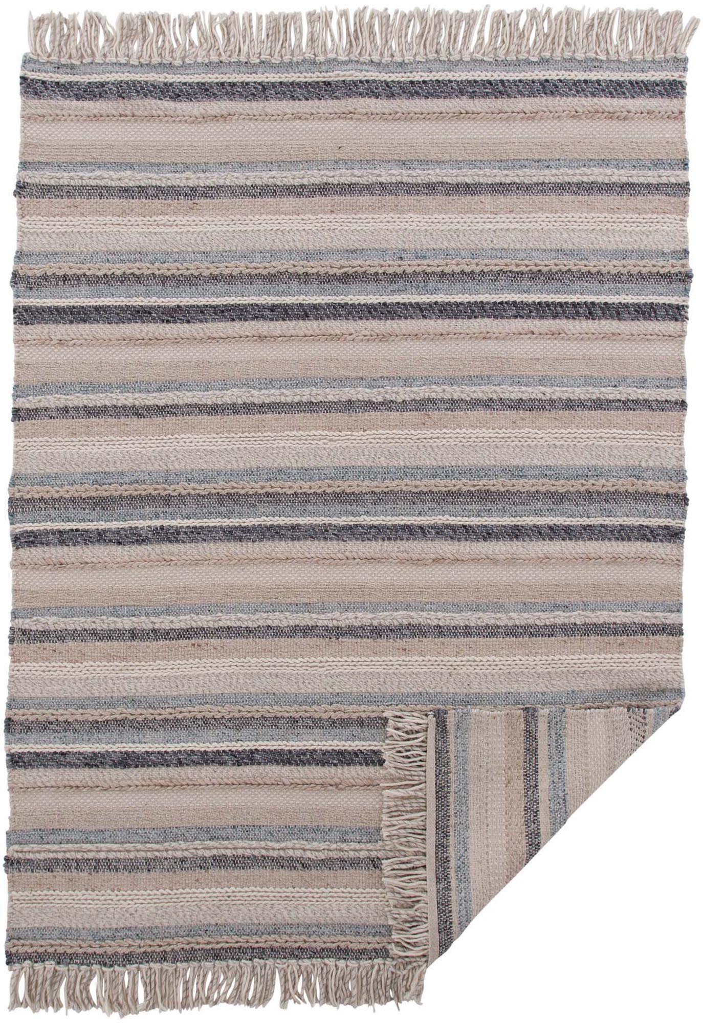 Gudha Teppich in Beige präsentiert im Onlineshop von KAQTU Design AG. Teppich ist von Venture Home