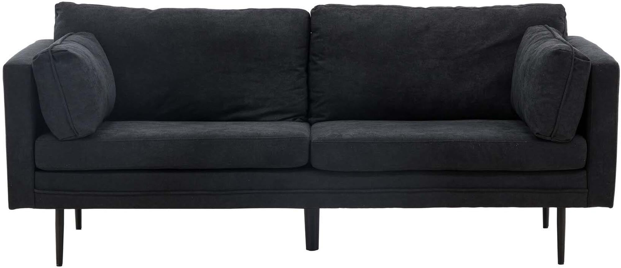 Boom Sofa in Schwarz/Schwarz präsentiert im Onlineshop von KAQTU Design AG. 3er Sofa ist von Venture Home