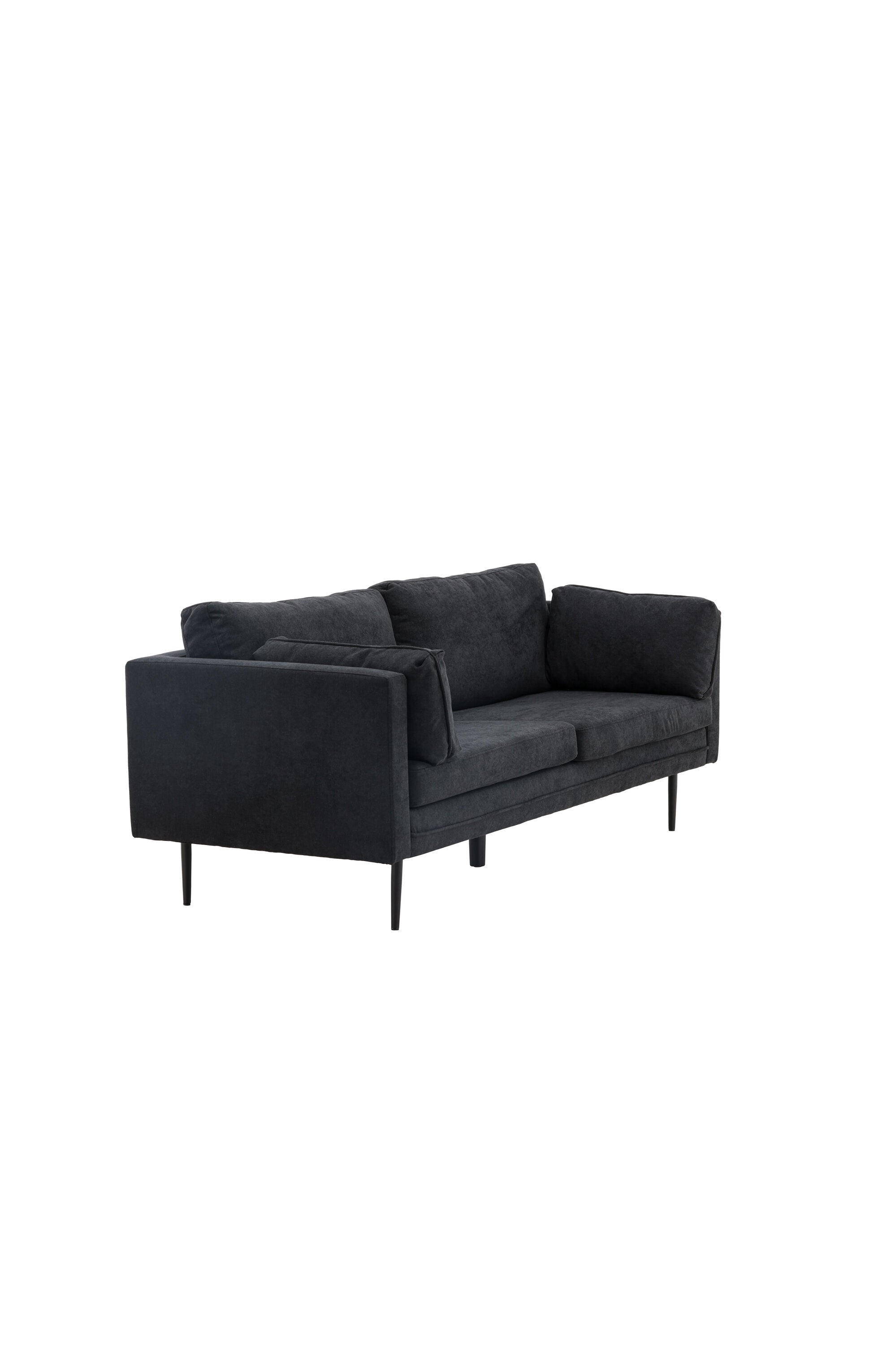 Boom Sofa in Schwarz/Schwarz präsentiert im Onlineshop von KAQTU Design AG. 3er Sofa ist von Venture Home