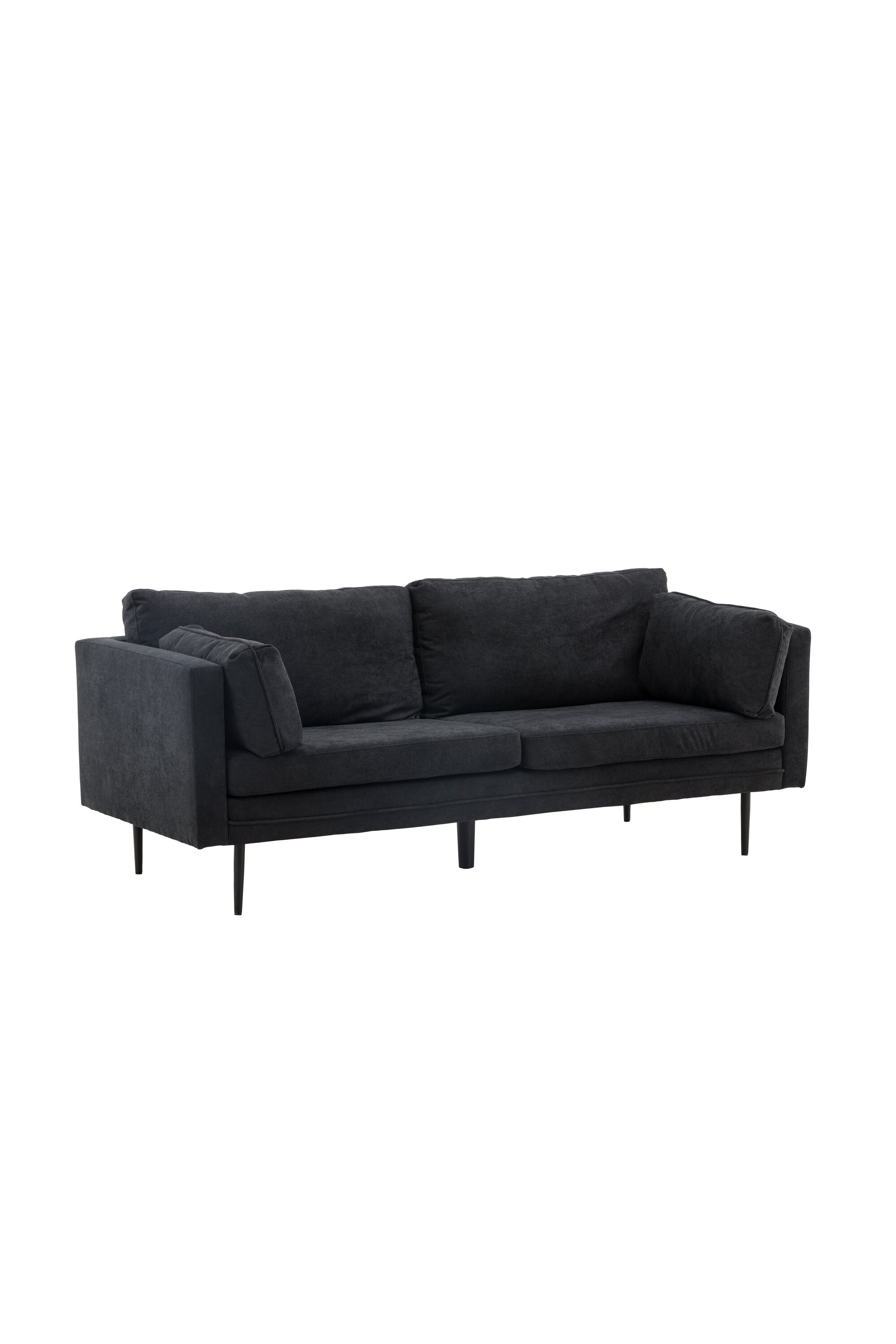 Boom Sofa in Schwarz/Schwarz präsentiert im Onlineshop von KAQTU Design AG. 3er Sofa ist von Venture Home