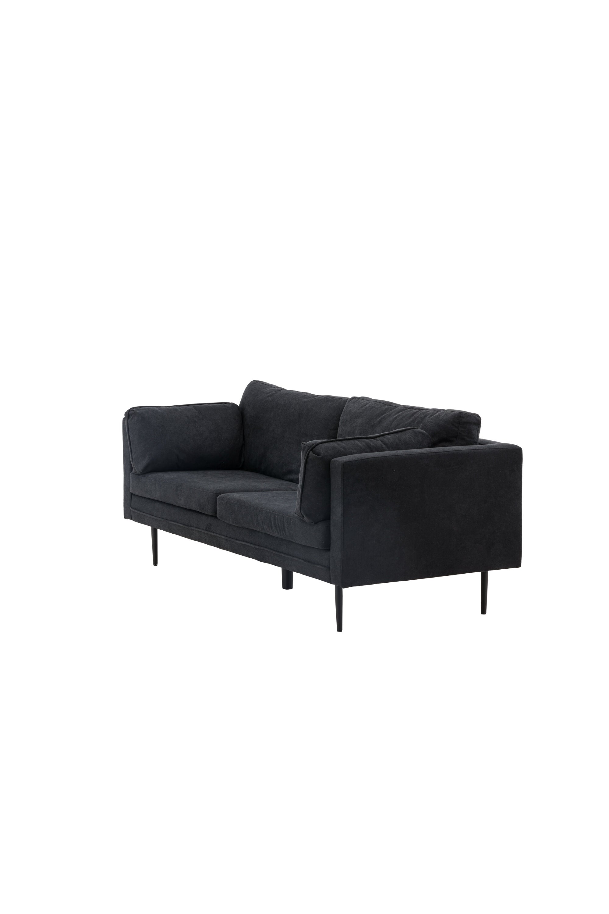 Boom Sofa in Schwarz/Schwarz präsentiert im Onlineshop von KAQTU Design AG. 3er Sofa ist von Venture Home