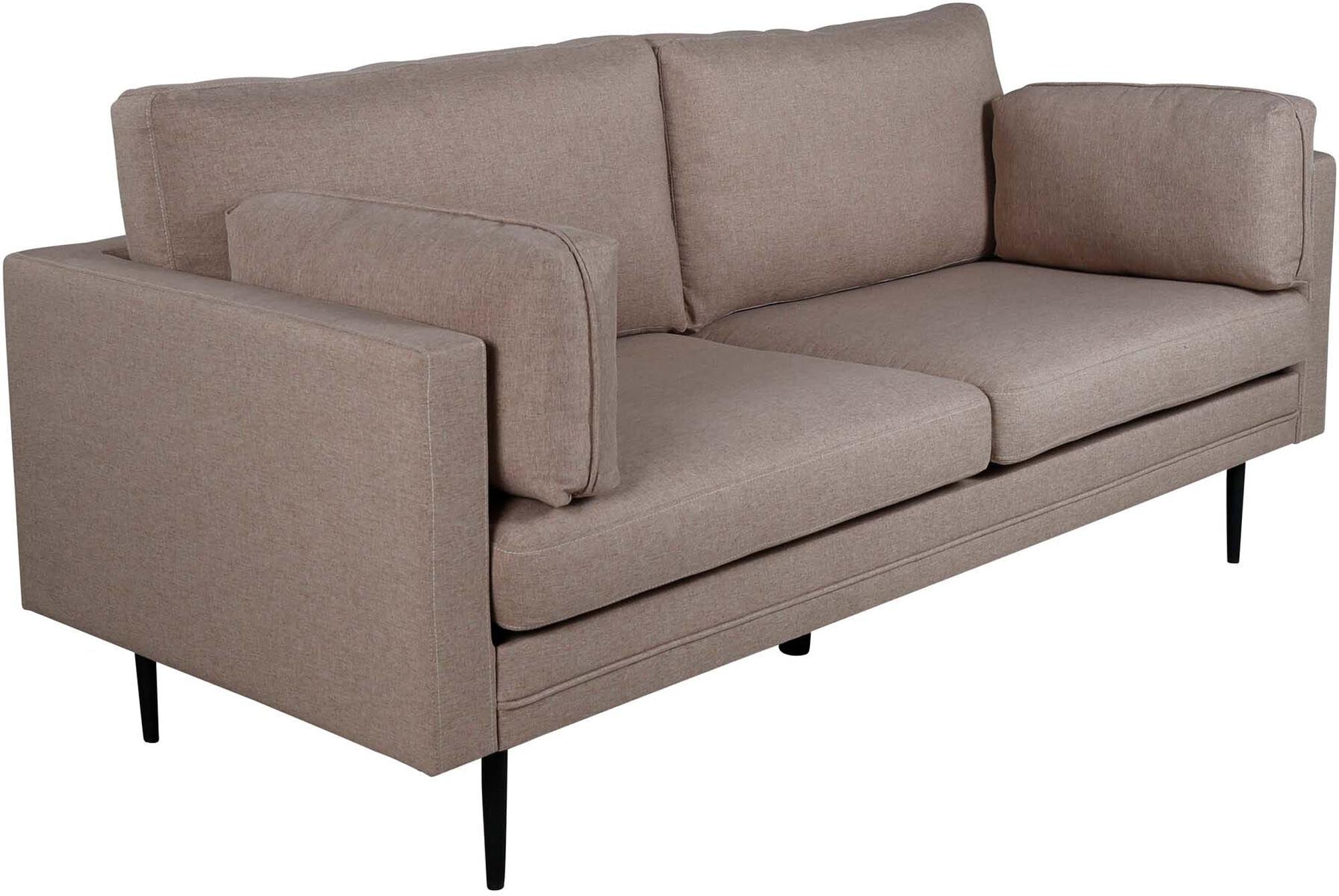 Boom Sofa in Braun/Schwarz präsentiert im Onlineshop von KAQTU Design AG. 3er Sofa ist von Venture Home