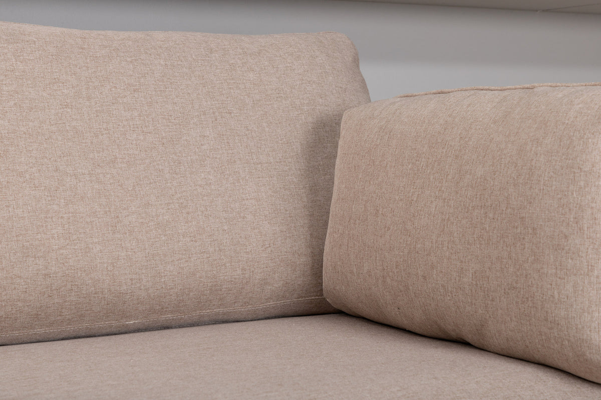 Boom Sofa in Braun/Schwarz präsentiert im Onlineshop von KAQTU Design AG. 3er Sofa ist von Venture Home