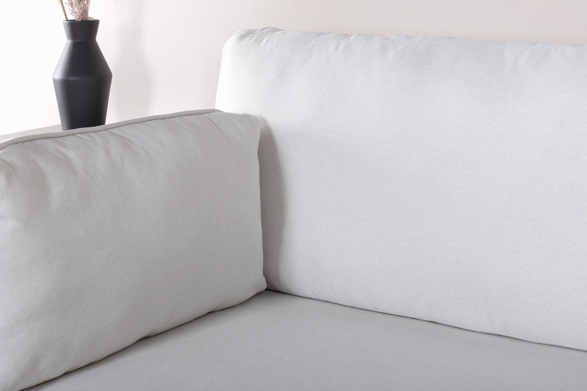 Boom Sofa in Beige/Schwarz präsentiert im Onlineshop von KAQTU Design AG. 3er Sofa ist von Venture Home