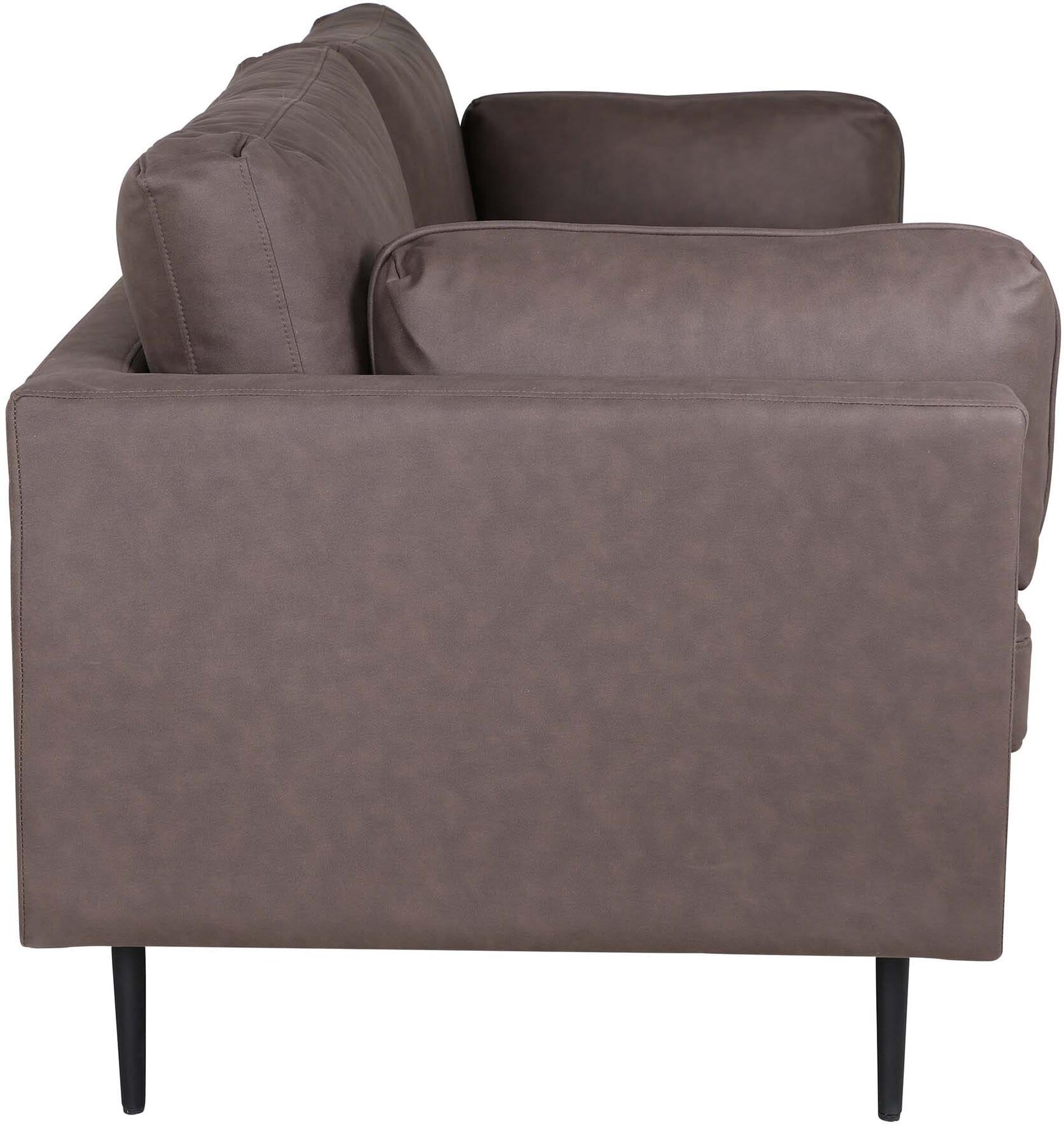 Boom Sofa in Braun/Schwarz präsentiert im Onlineshop von KAQTU Design AG. 3er Sofa ist von Venture Home