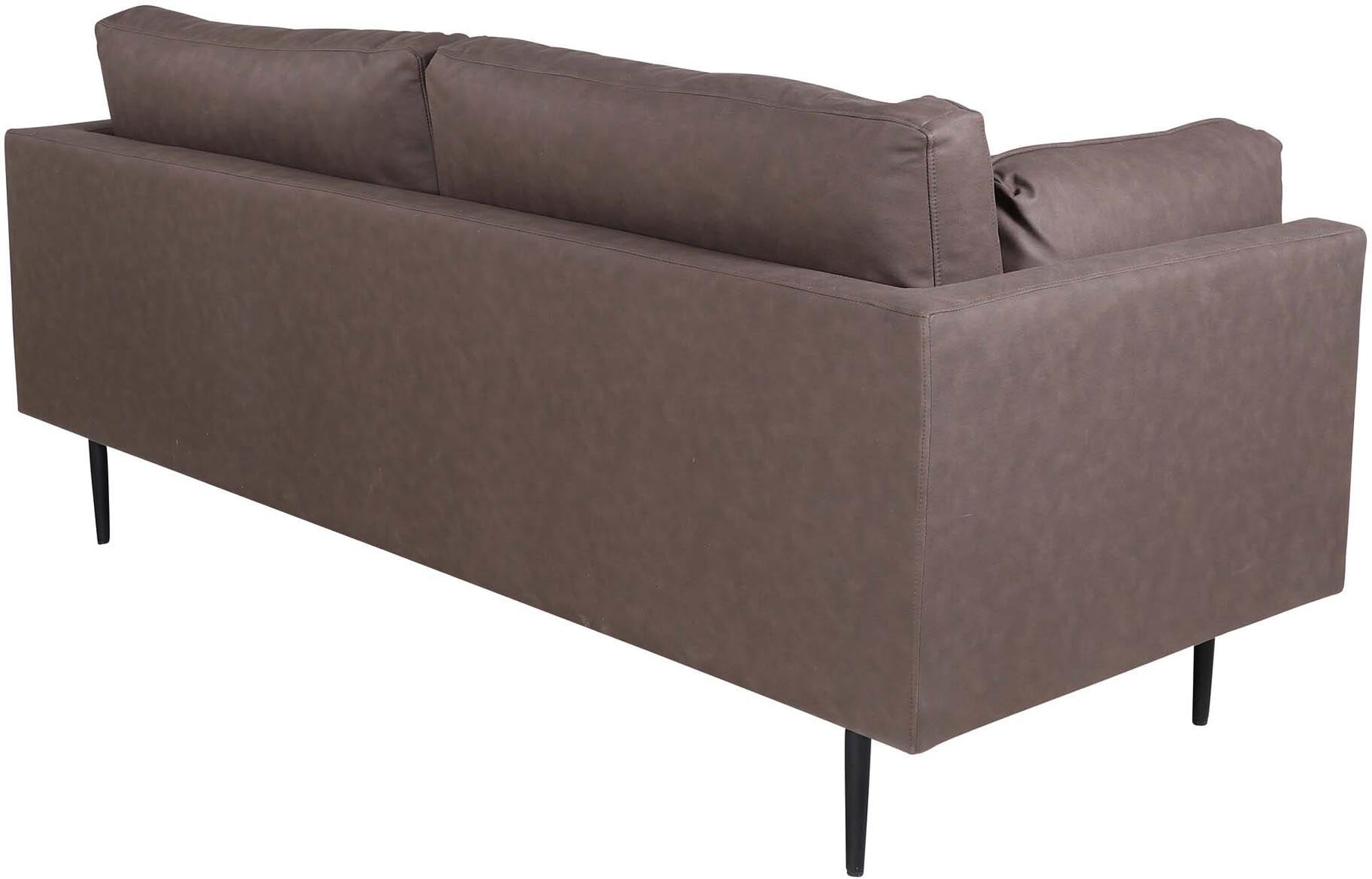 Boom Sofa in Braun/Schwarz präsentiert im Onlineshop von KAQTU Design AG. 3er Sofa ist von Venture Home