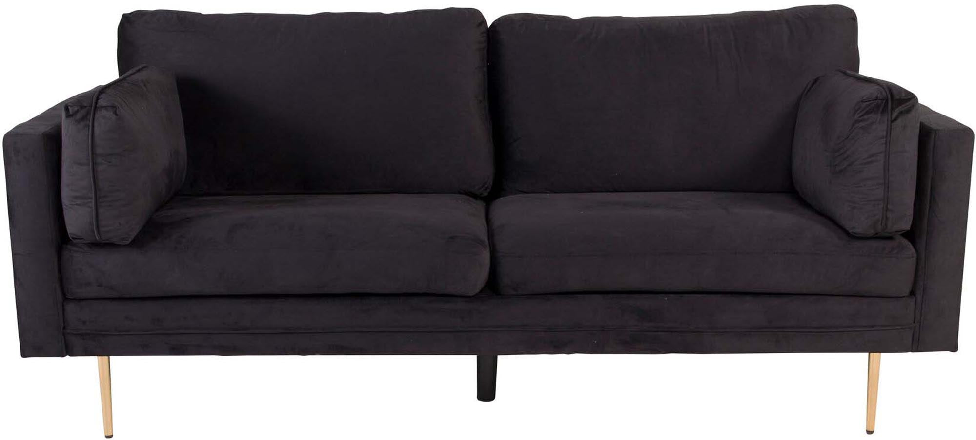 Boom Sofa in Schwarz präsentiert im Onlineshop von KAQTU Design AG. 3er Sofa ist von Venture Home
