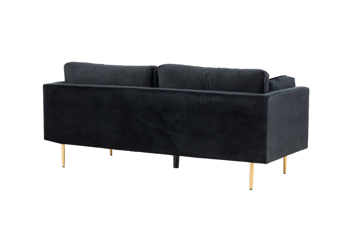 Boom Sofa in Schwarz präsentiert im Onlineshop von KAQTU Design AG. 3er Sofa ist von Venture Home