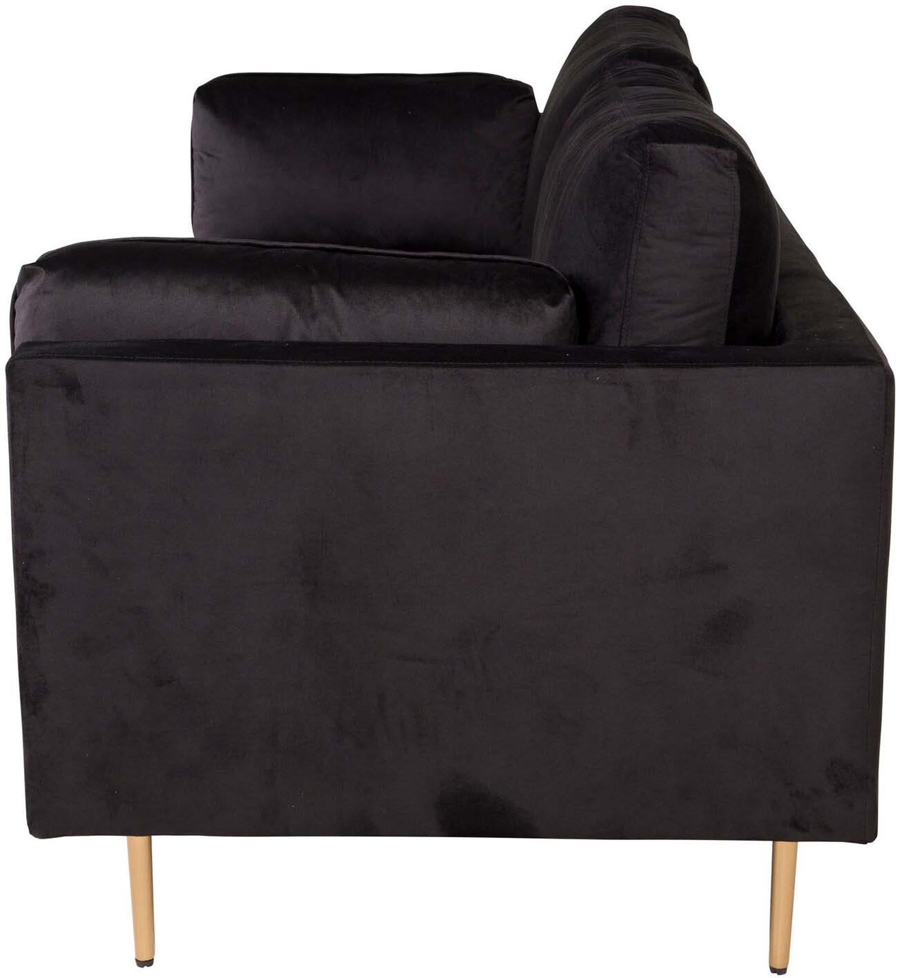 Boom Sofa in Schwarz präsentiert im Onlineshop von KAQTU Design AG. 3er Sofa ist von Venture Home