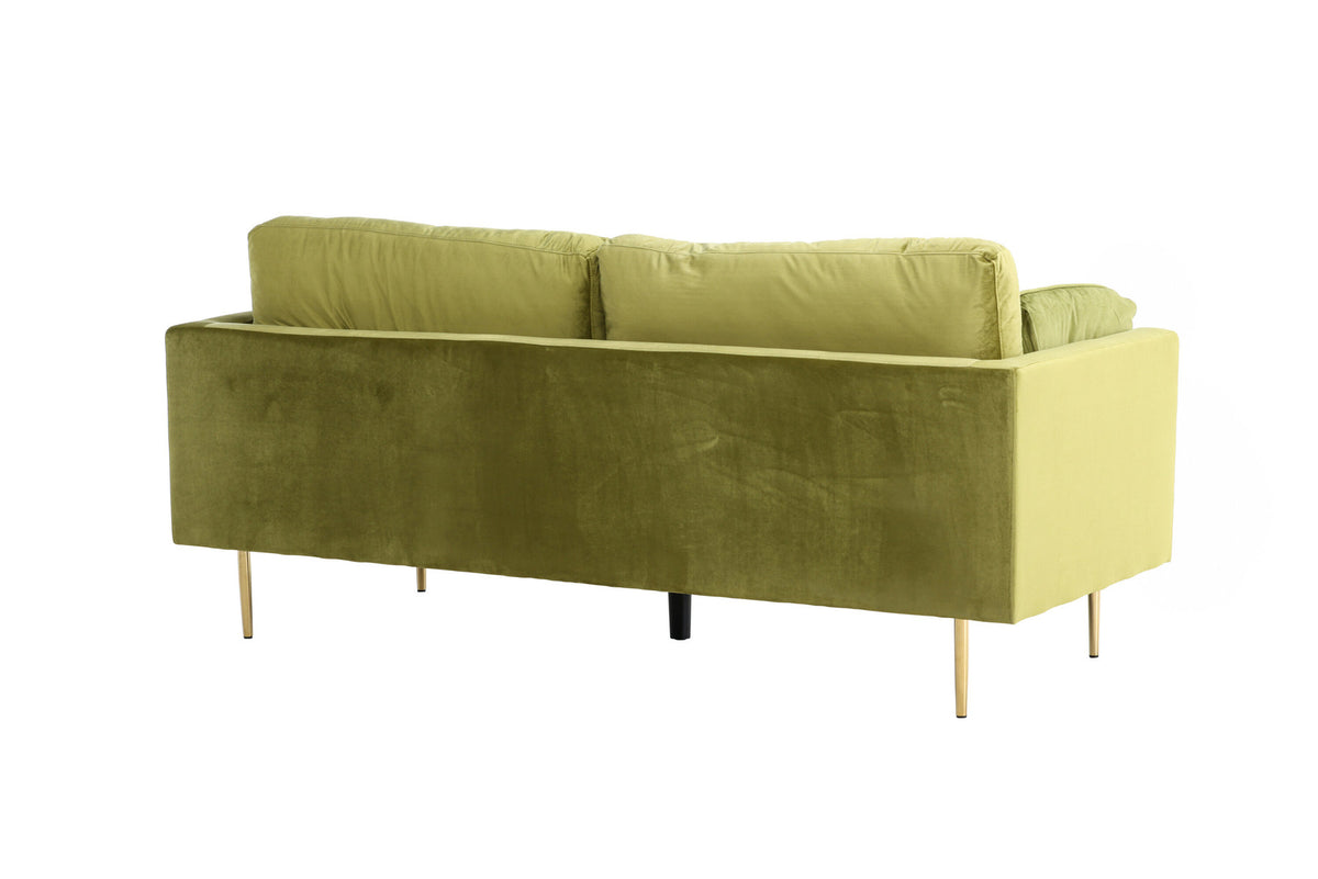 Boom Sofa in Grün präsentiert im Onlineshop von KAQTU Design AG. 3er Sofa ist von Venture Home