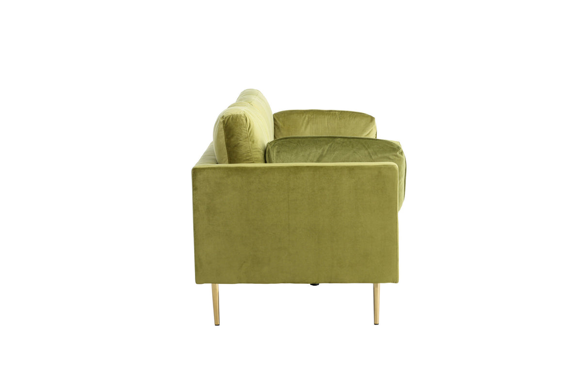 Boom Sofa in Grün präsentiert im Onlineshop von KAQTU Design AG. 3er Sofa ist von Venture Home