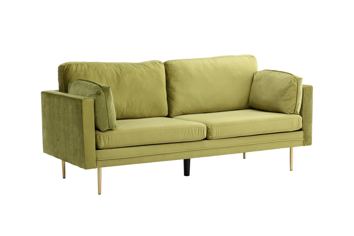 Boom Sofa in Grün präsentiert im Onlineshop von KAQTU Design AG. 3er Sofa ist von Venture Home