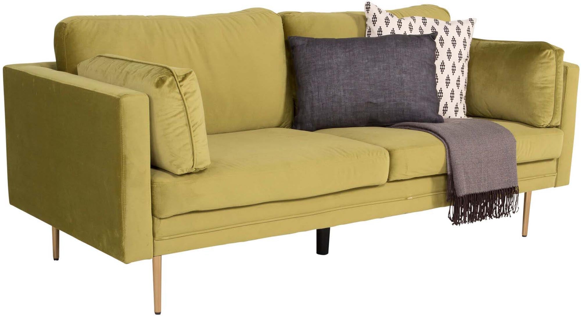 Boom Sofa in Grün präsentiert im Onlineshop von KAQTU Design AG. 3er Sofa ist von Venture Home