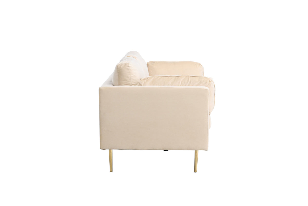 Boom Sofa in Creme präsentiert im Onlineshop von KAQTU Design AG. 3er Sofa ist von Venture Home