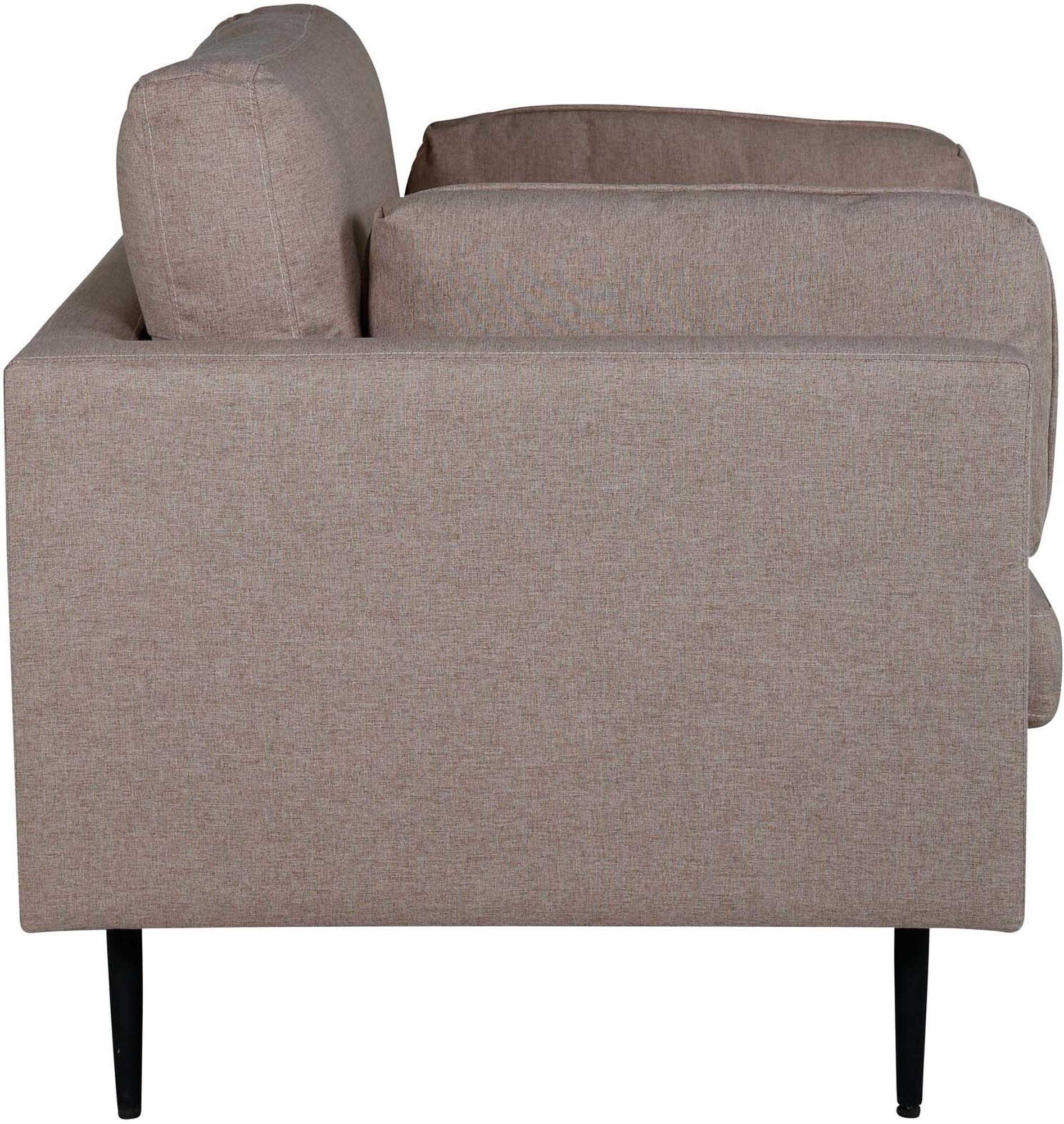 Entdecken Sie den Boom Sessel von Venture Home – ein stilvolles Möbelstück aus luxuriösem Samt, das Komfort und modernes Design vereint.