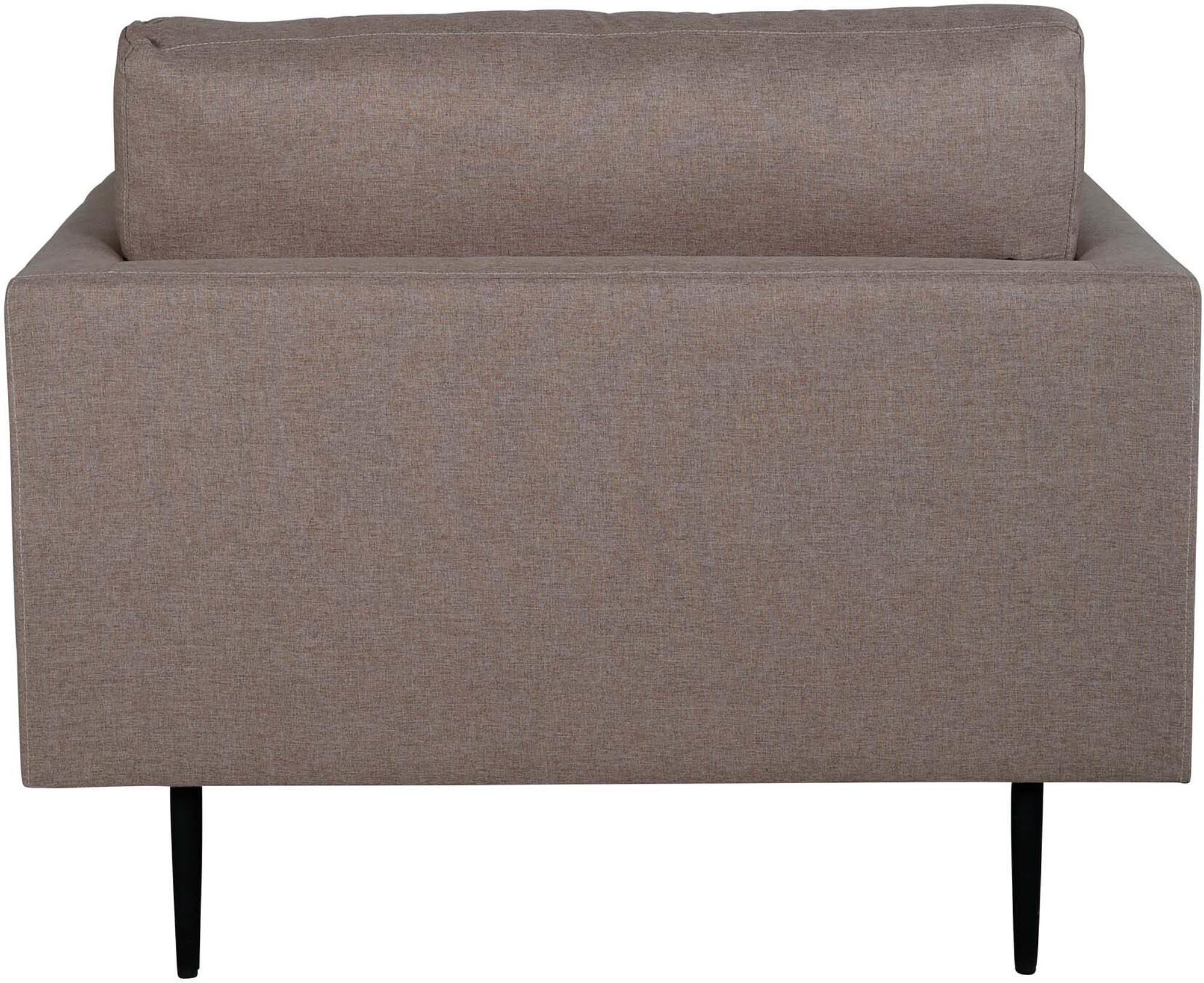 Entdecken Sie den Boom Sessel von Venture Home – ein stilvolles Möbelstück aus luxuriösem Samt, das Komfort und modernes Design vereint.