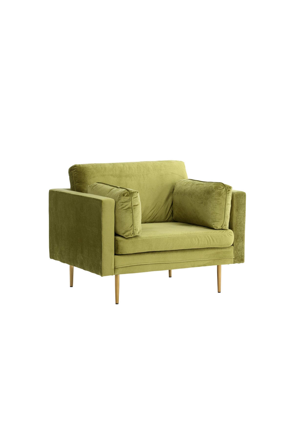 Boom Sessel in Grün präsentiert im Onlineshop von KAQTU Design AG. Sessel mit Armlehnen ist von Venture Home