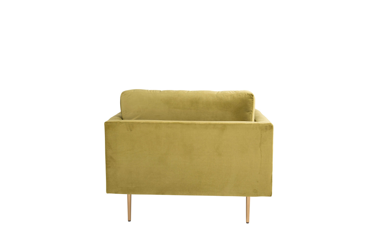 Boom Sessel in Grün präsentiert im Onlineshop von KAQTU Design AG. Sessel mit Armlehnen ist von Venture Home