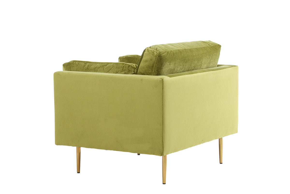 Boom Sessel in Grün präsentiert im Onlineshop von KAQTU Design AG. Sessel mit Armlehnen ist von Venture Home