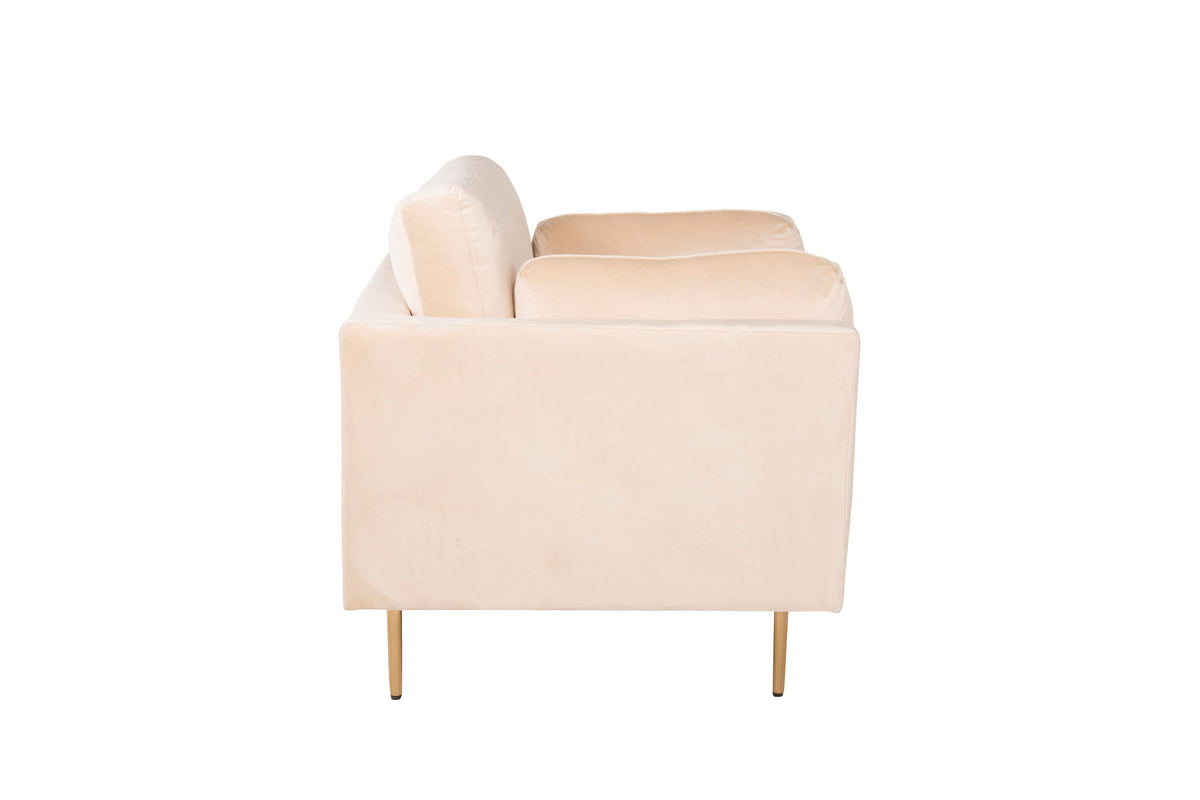 Boom Sessel in Creme präsentiert im Onlineshop von KAQTU Design AG. Sessel mit Armlehnen ist von Venture Home