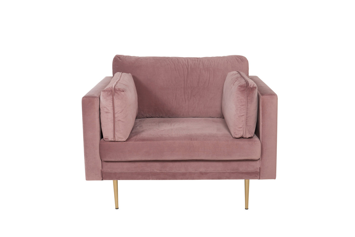Boom Sessel in Altrosa präsentiert im Onlineshop von KAQTU Design AG. Sessel mit Armlehnen ist von Venture Home