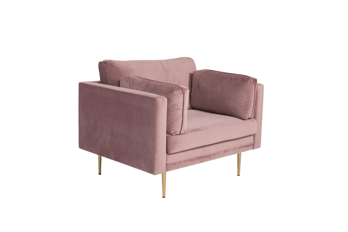 Boom Sessel in Altrosa präsentiert im Onlineshop von KAQTU Design AG. Sessel mit Armlehnen ist von Venture Home