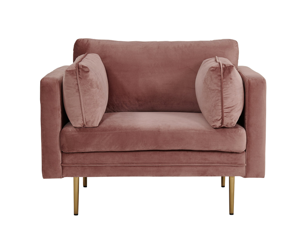 Boom Sessel in Altrosa präsentiert im Onlineshop von KAQTU Design AG. Sessel mit Armlehnen ist von Venture Home