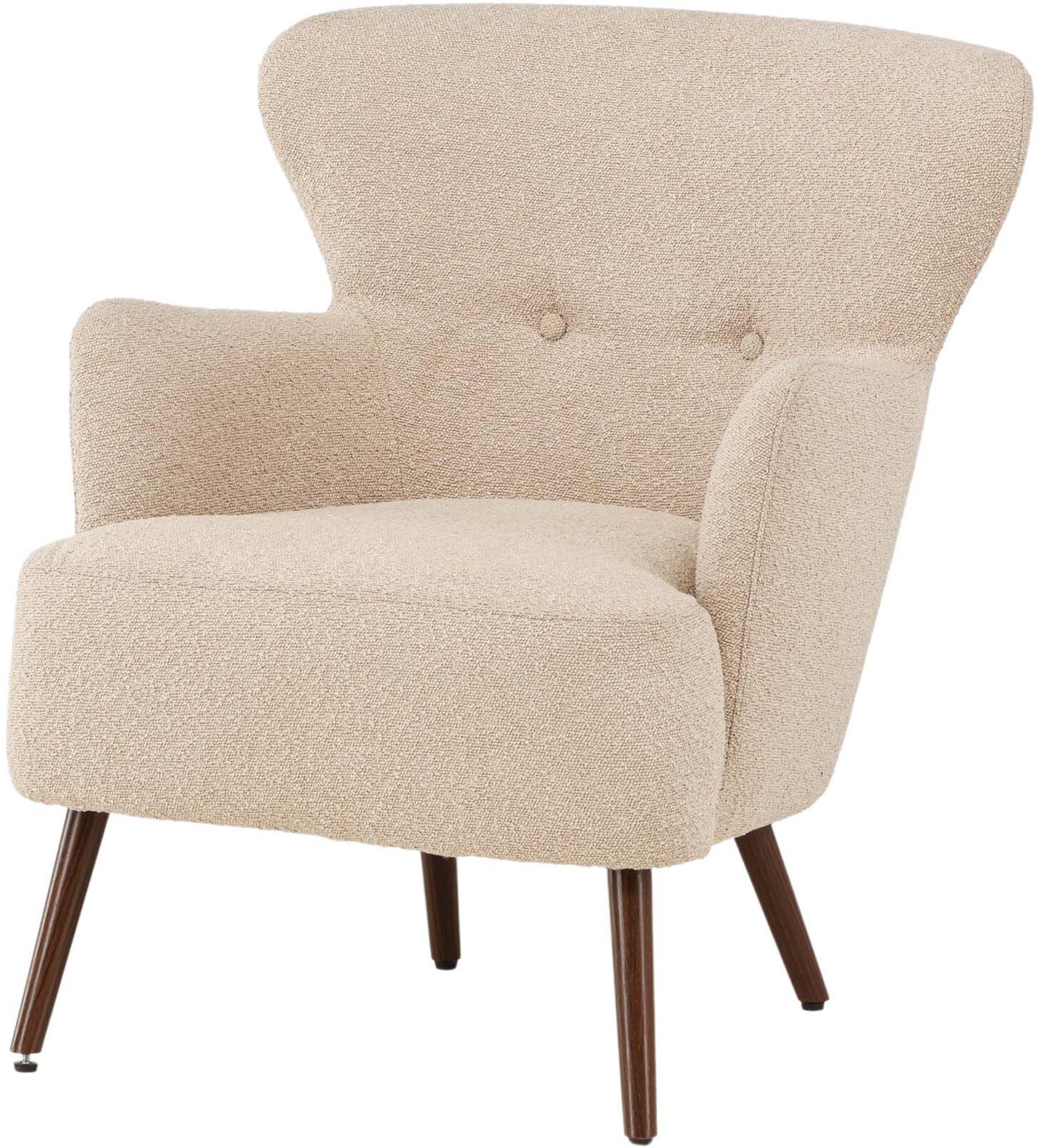 Erleben Sie den Lincoln Sessel von Venture Home: Stilvolles Design, bequemer Boulene-Stoff und robuste Beine für höchsten Komfort und Eleganz.