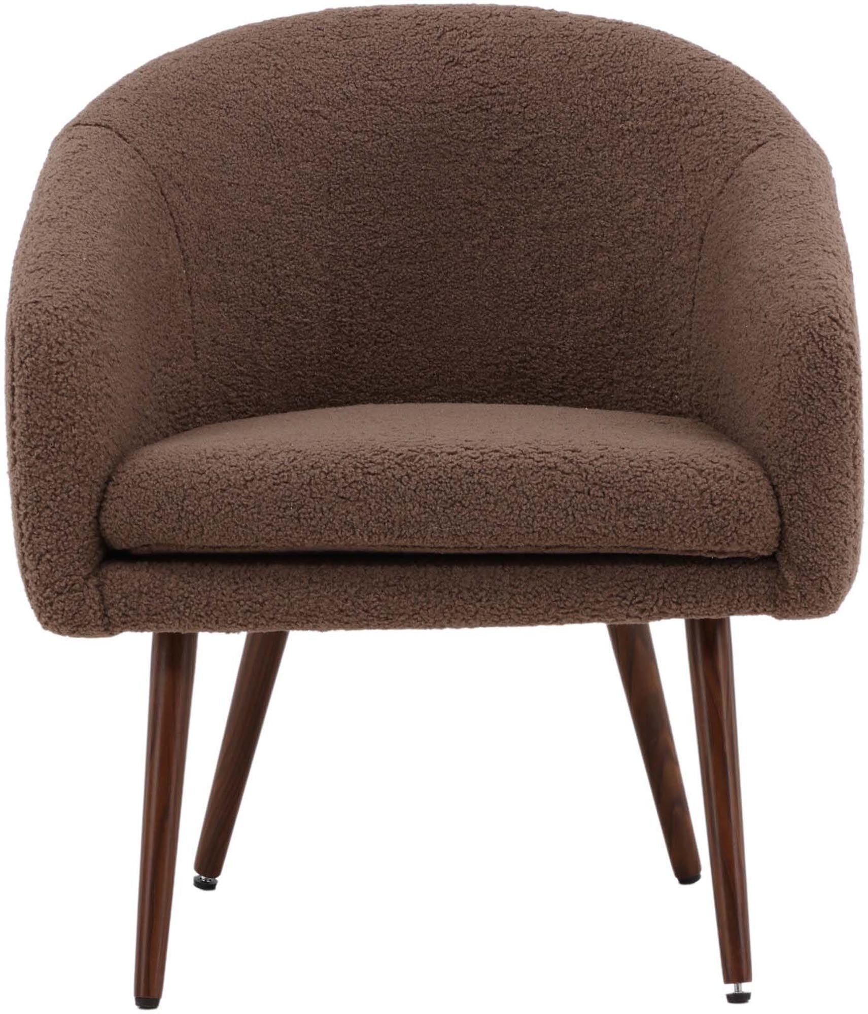 Wanda Sessel in Braun präsentiert im Onlineshop von KAQTU Design AG. Sessel mit Armlehnen ist von Venture Home