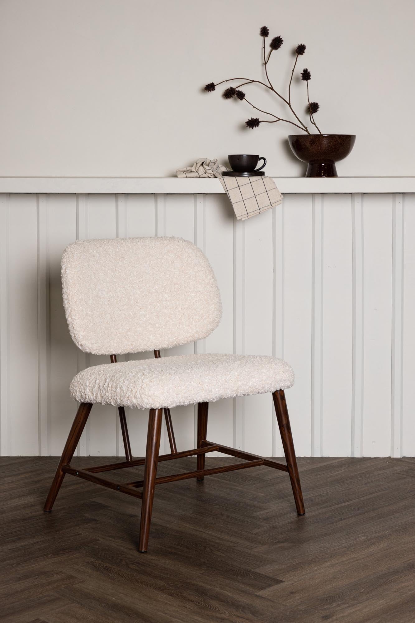 Eleganter Midland Sessel von Venture Home in weicher Teddy-Textur.