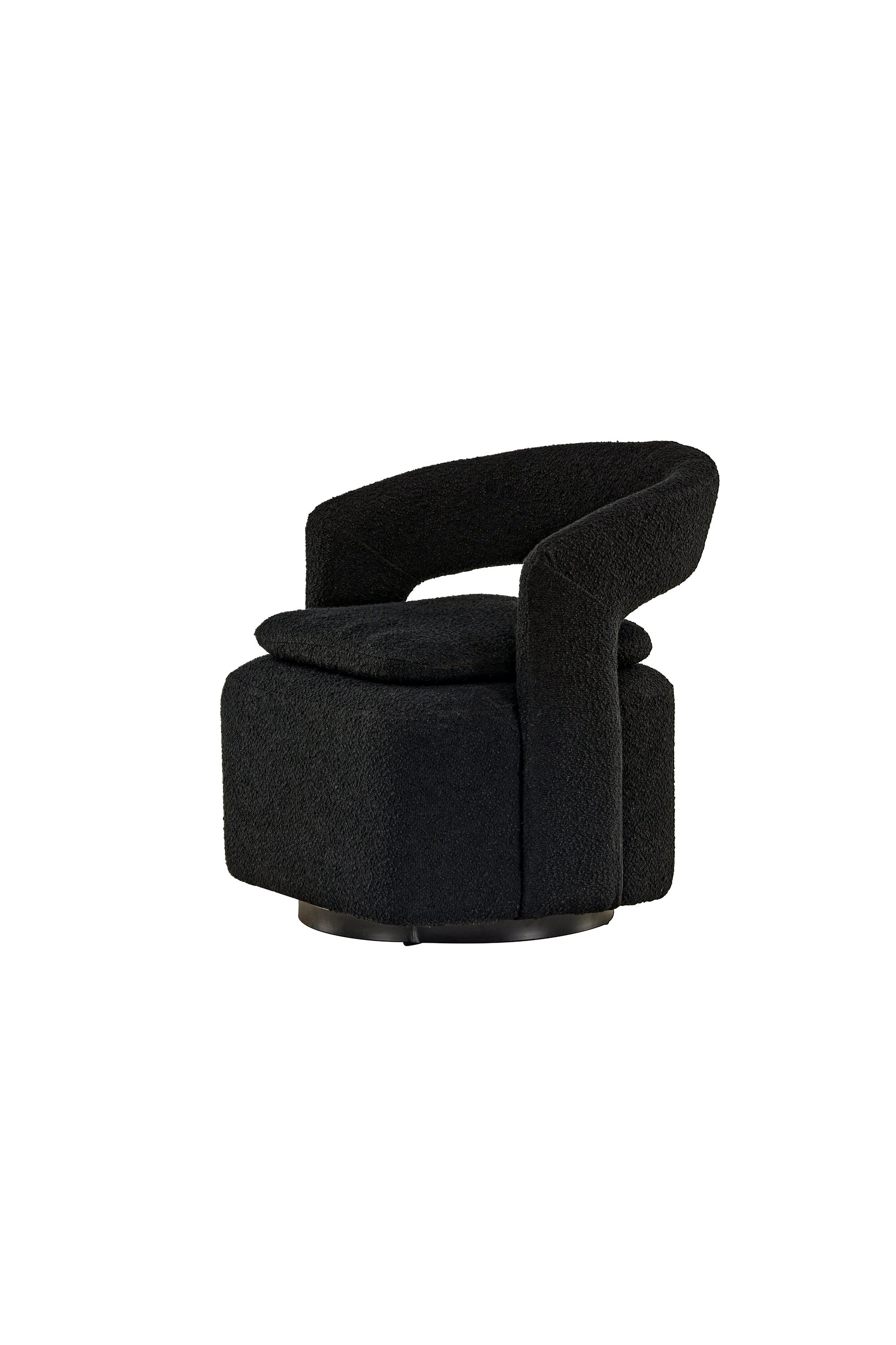 Laurel Sessel in Schwarz präsentiert im Onlineshop von KAQTU Design AG. Sessel mit Armlehnen ist von Venture Home