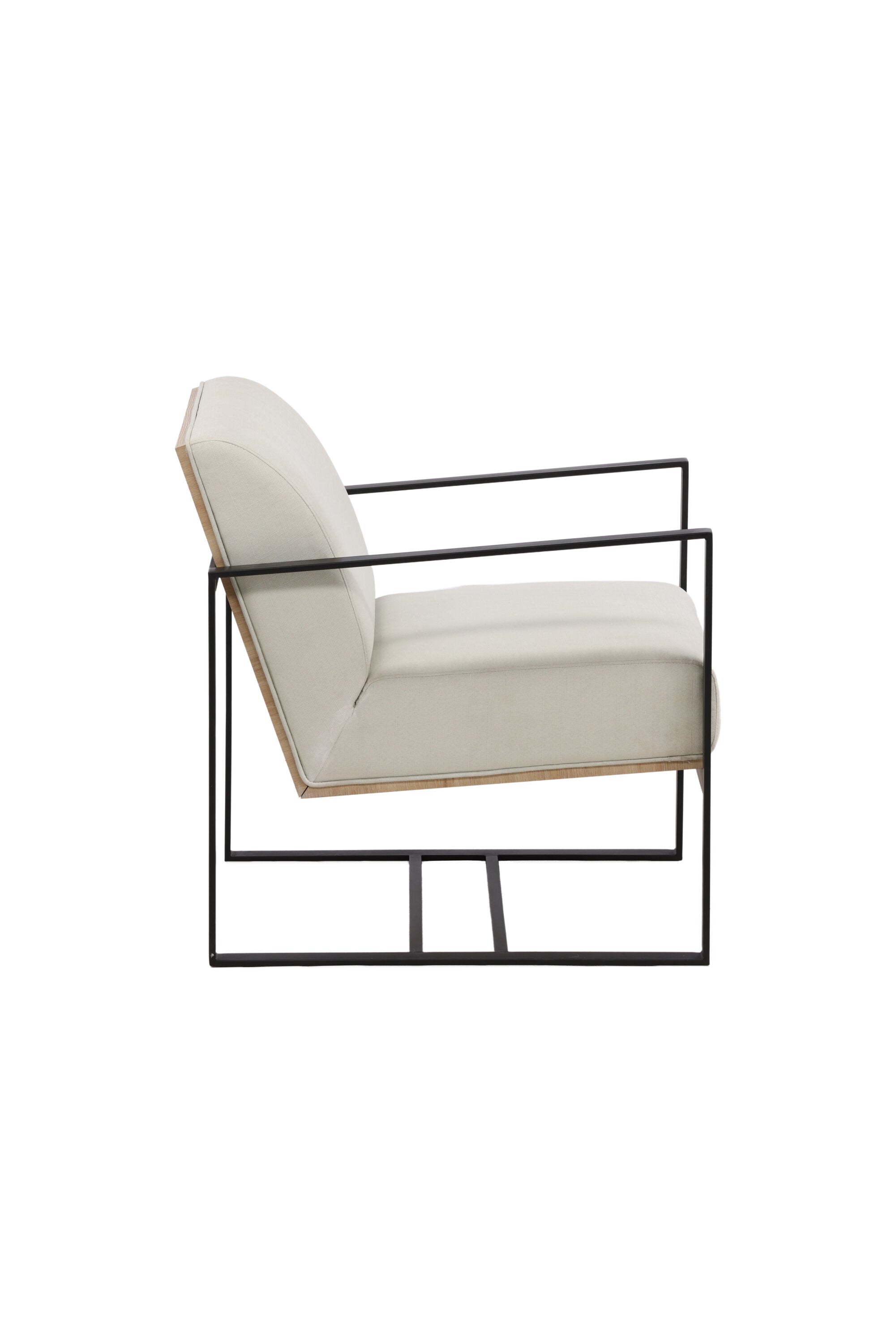 Kansas Sessel in Cremefarben präsentiert im Onlineshop von KAQTU Design AG. Sessel mit Armlehnen ist von Venture Home