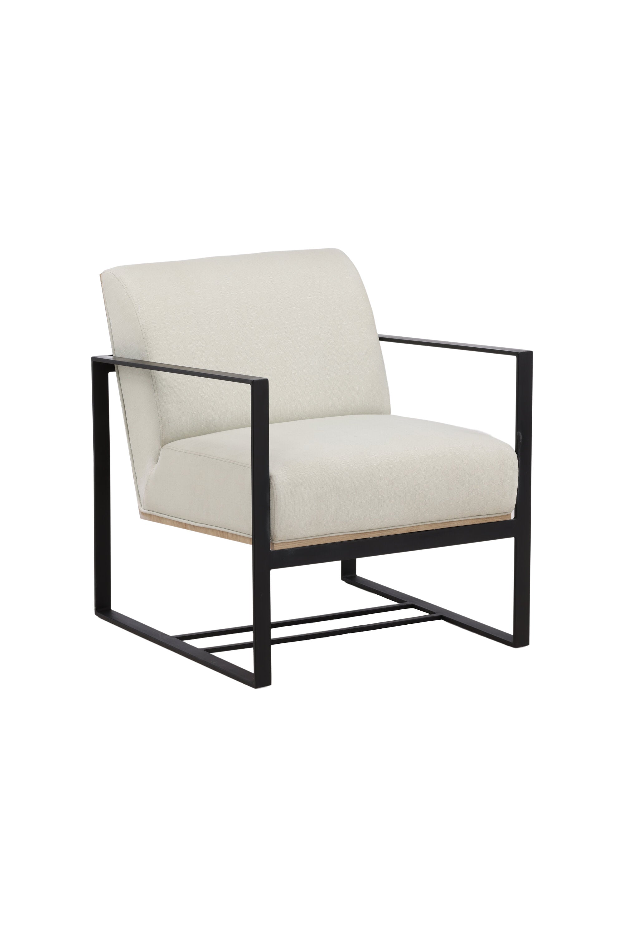 Kansas Sessel in Cremefarben präsentiert im Onlineshop von KAQTU Design AG. Sessel mit Armlehnen ist von Venture Home