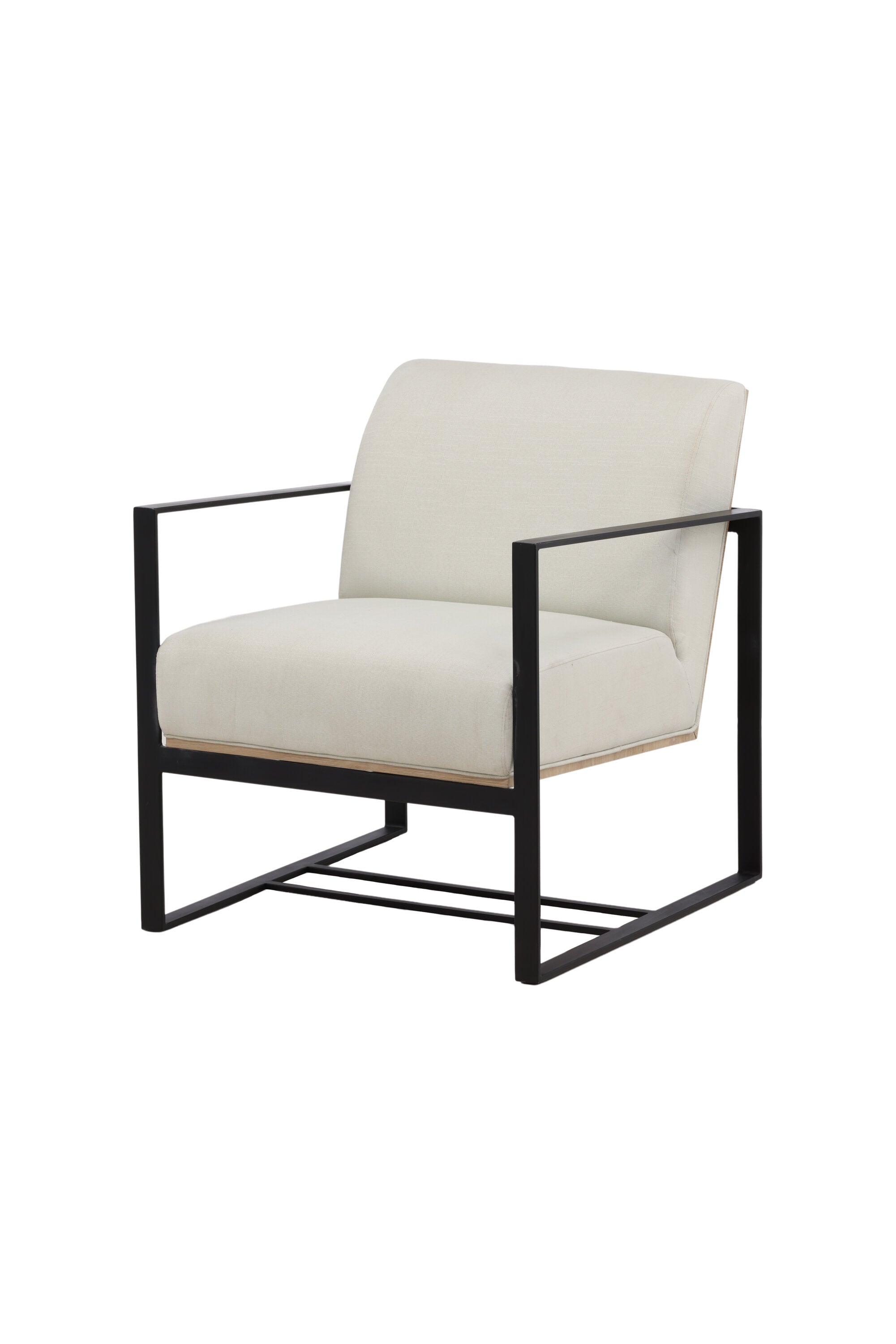 Kansas Sessel in Cremefarben präsentiert im Onlineshop von KAQTU Design AG. Sessel mit Armlehnen ist von Venture Home