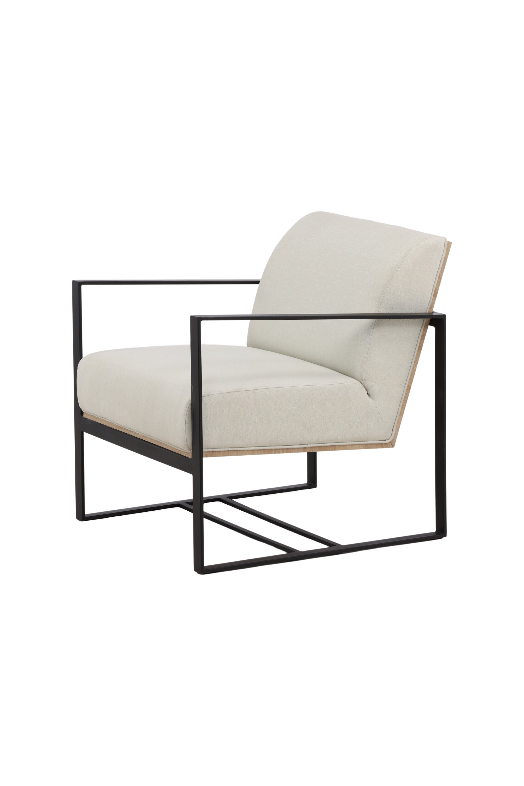 Kansas Sessel in Cremefarben präsentiert im Onlineshop von KAQTU Design AG. Sessel mit Armlehnen ist von Venture Home