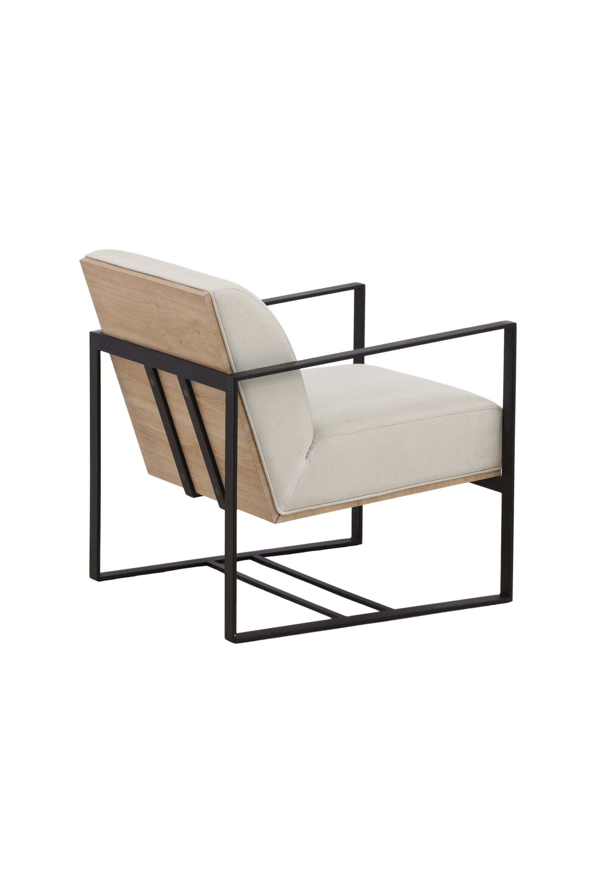 Kansas Sessel in Cremefarben präsentiert im Onlineshop von KAQTU Design AG. Sessel mit Armlehnen ist von Venture Home
