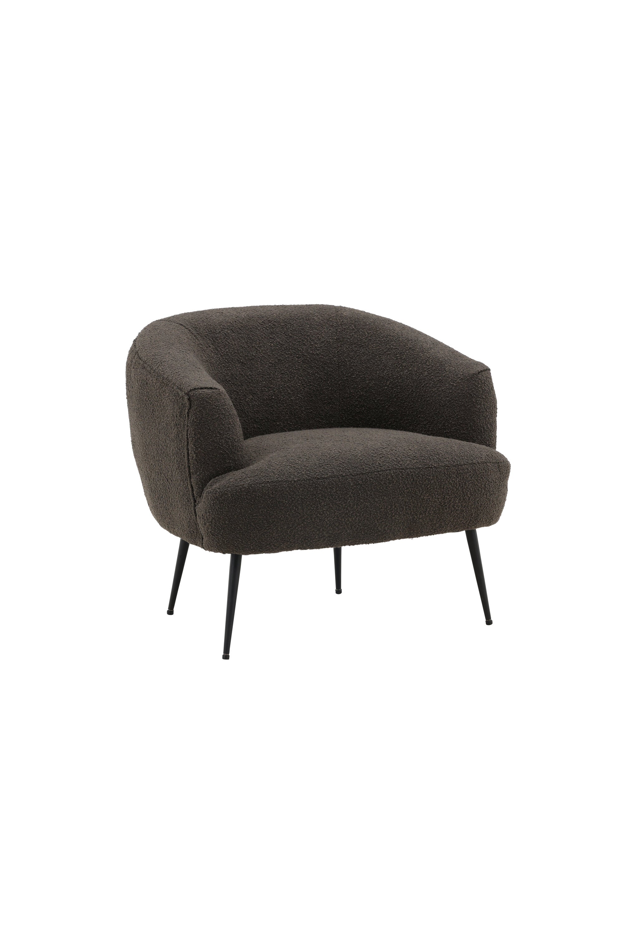 Derry Sessel in Dunkelgrau präsentiert im Onlineshop von KAQTU Design AG. Sessel mit Armlehnen ist von Venture Home