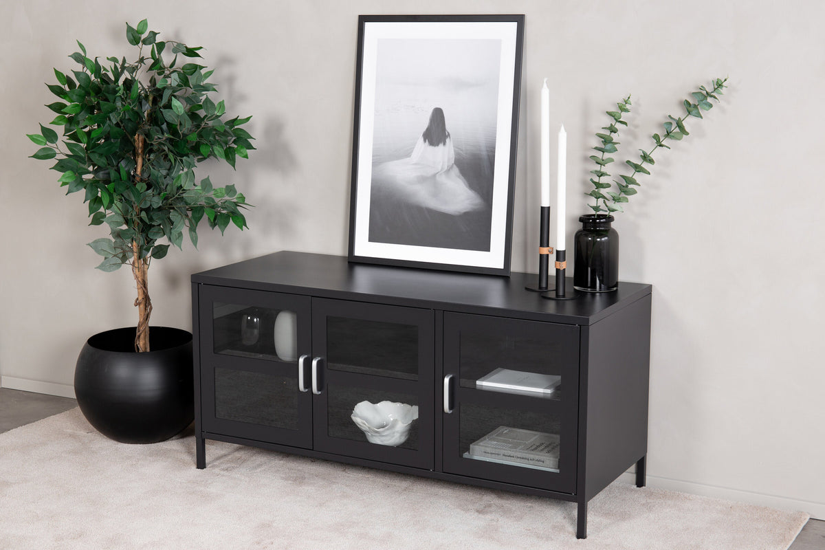 Acero TV-Kommode in Schwarz präsentiert im Onlineshop von KAQTU Design AG. TV-Möbel ist von Venture Home