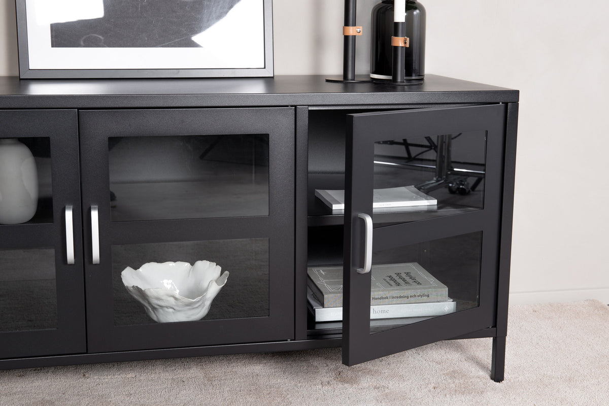 Acero TV-Kommode in Schwarz präsentiert im Onlineshop von KAQTU Design AG. TV-Möbel ist von Venture Home