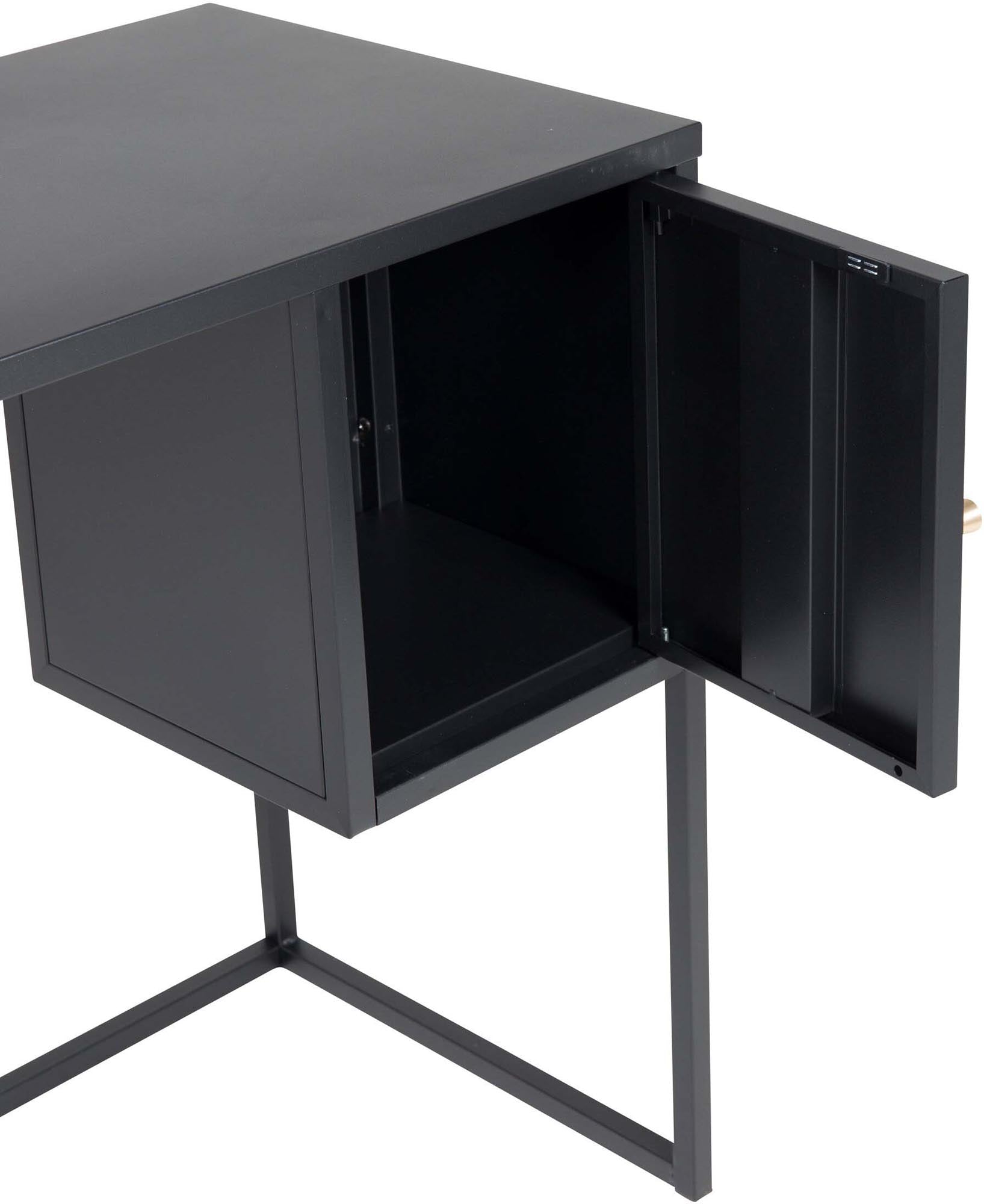 Der Will Schreibtisch von Venture Home vereint elegantes Industriedesign mit praktischem Stauraum und ist ideal für moderne Arbeitsplätze.