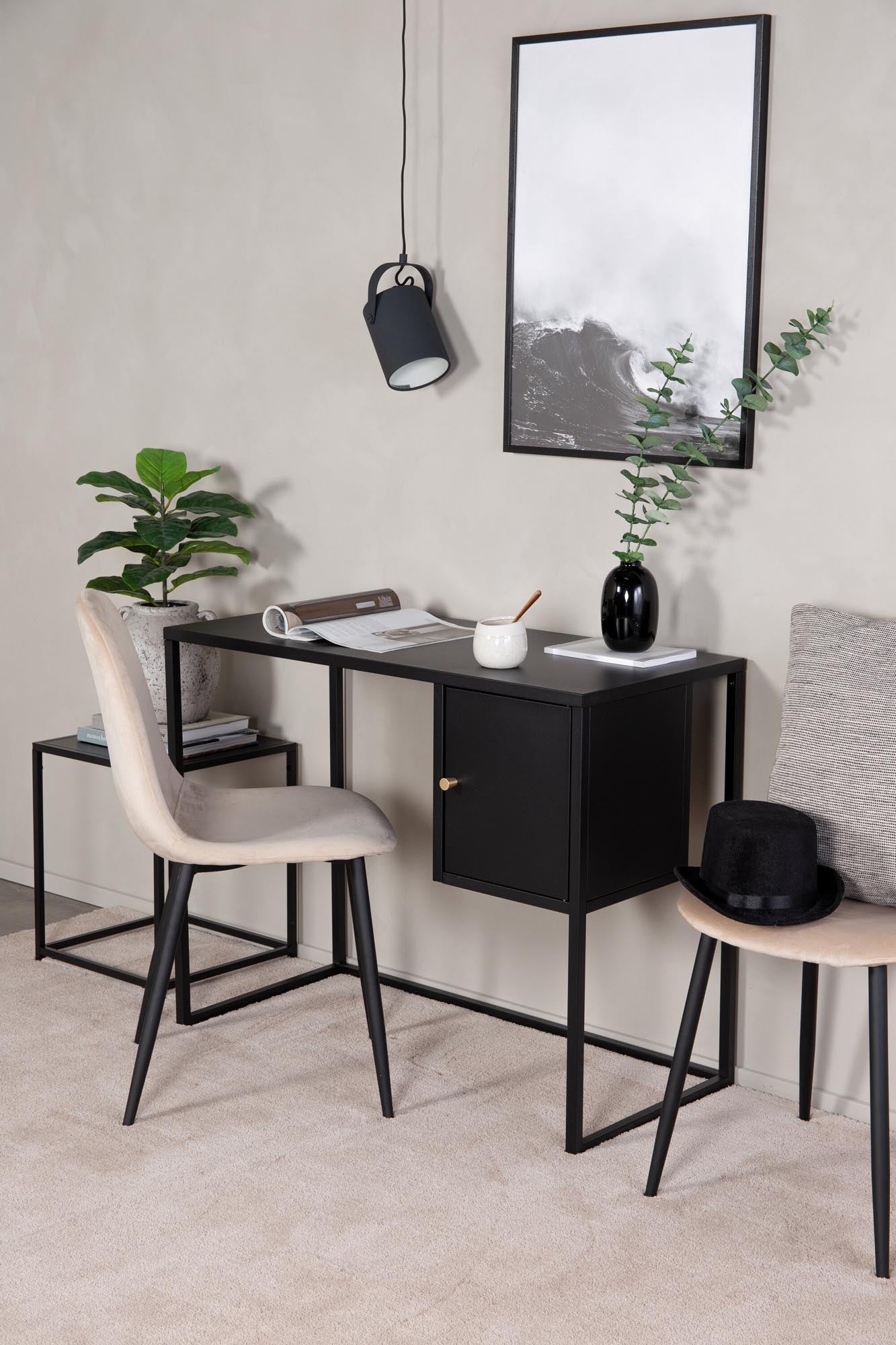 Will Schreibtisch in Schwarz präsentiert im Onlineshop von KAQTU Design AG. Schreibtisch ist von Venture Home