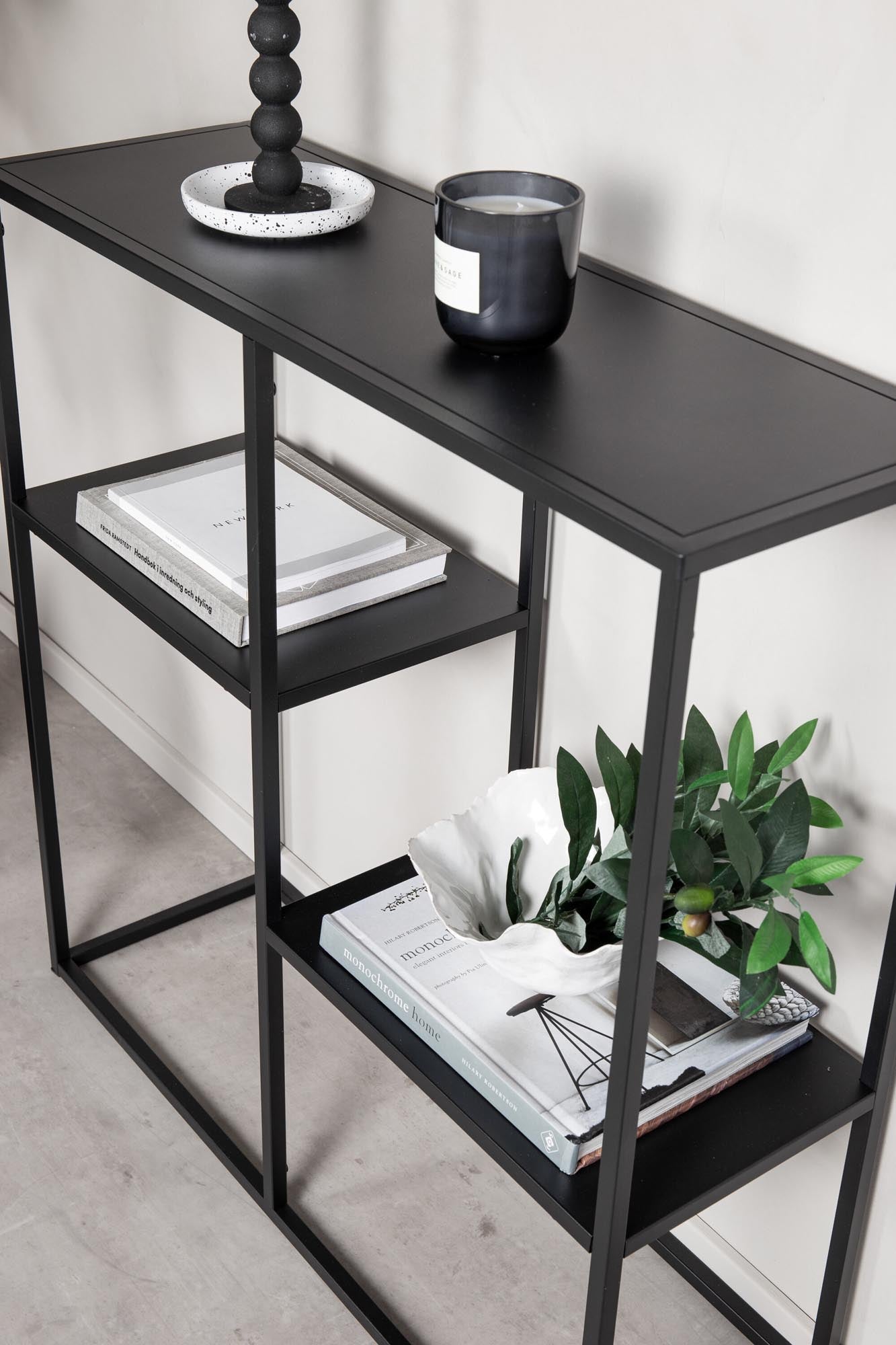 Staal Bücherregal in Schwarz präsentiert im Onlineshop von KAQTU Design AG. Standregal ist von Venture Home