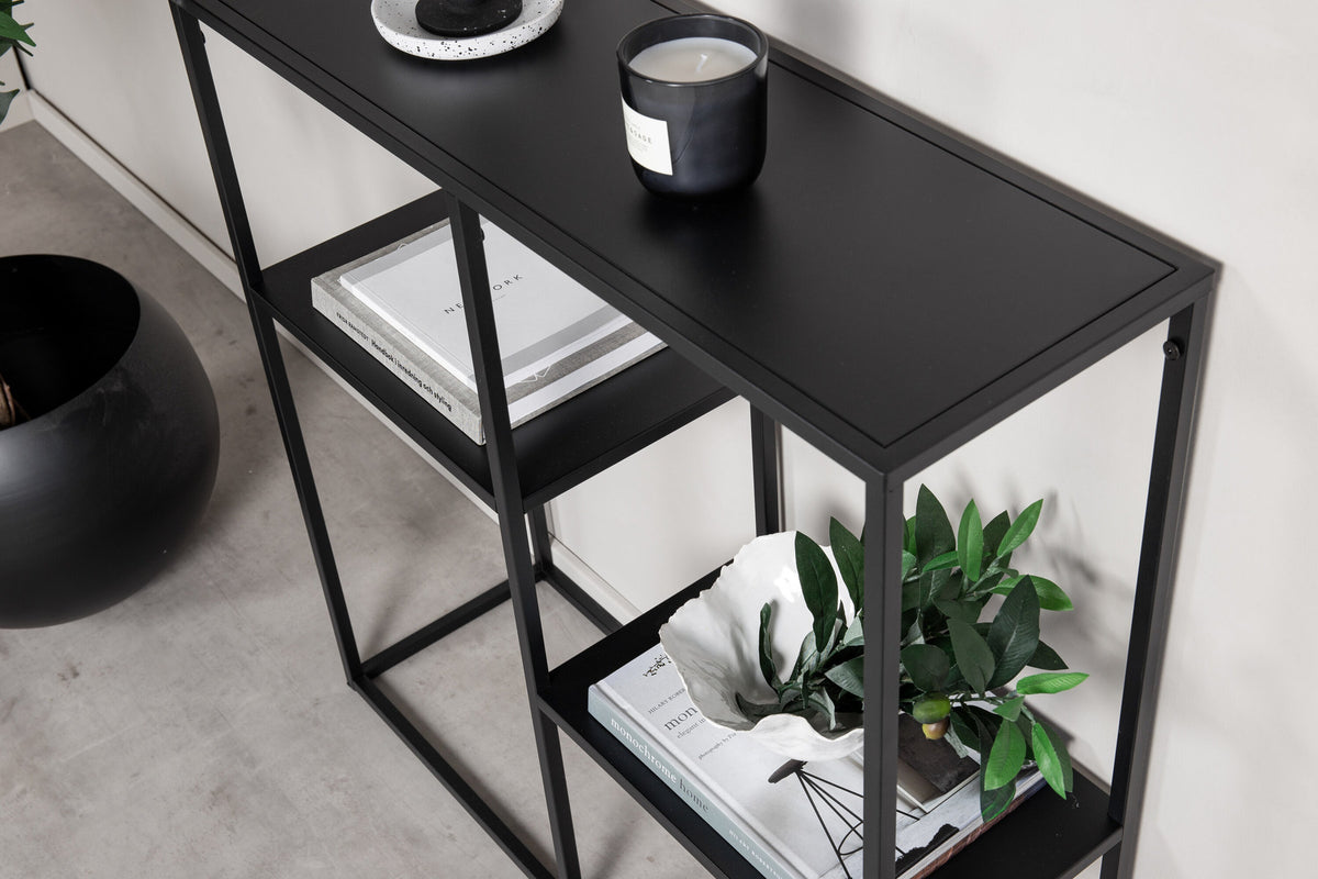 Staal Bücherregal in Schwarz präsentiert im Onlineshop von KAQTU Design AG. Standregal ist von Venture Home