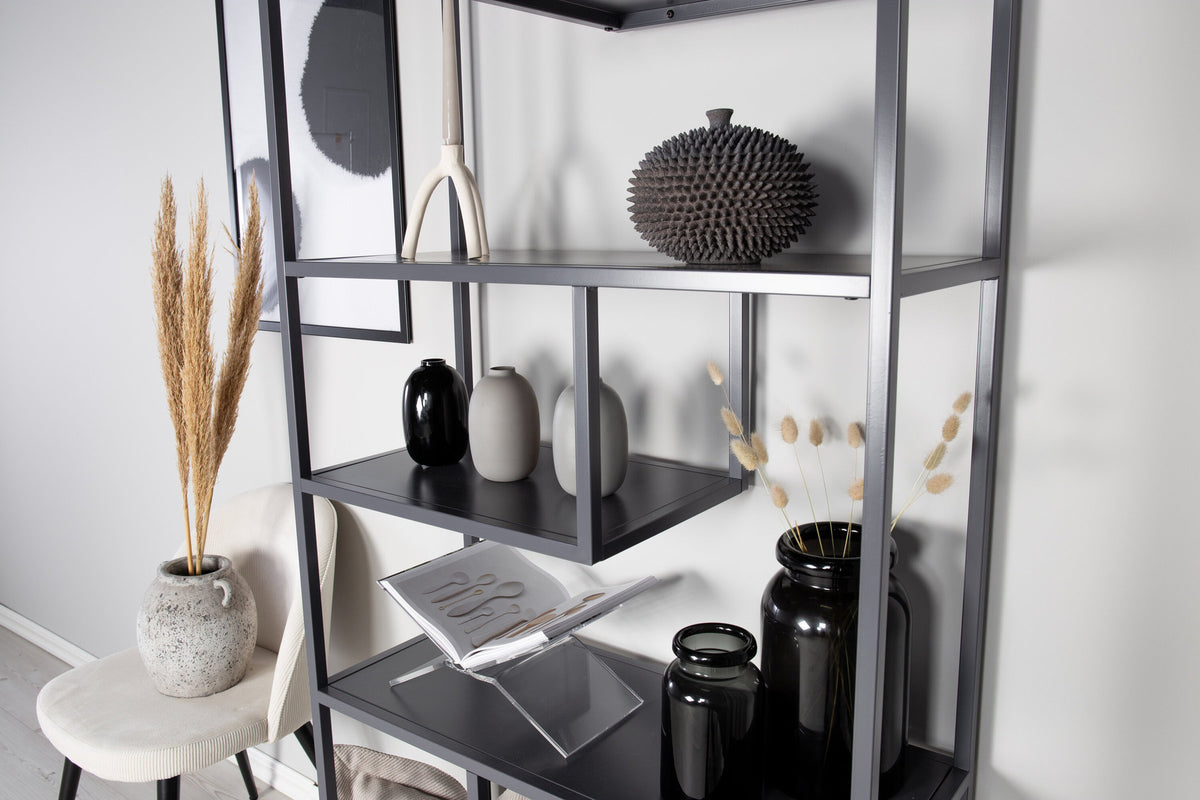 Staal Bücherregal in Hellgrau präsentiert im Onlineshop von KAQTU Design AG. Standregal ist von Venture Home