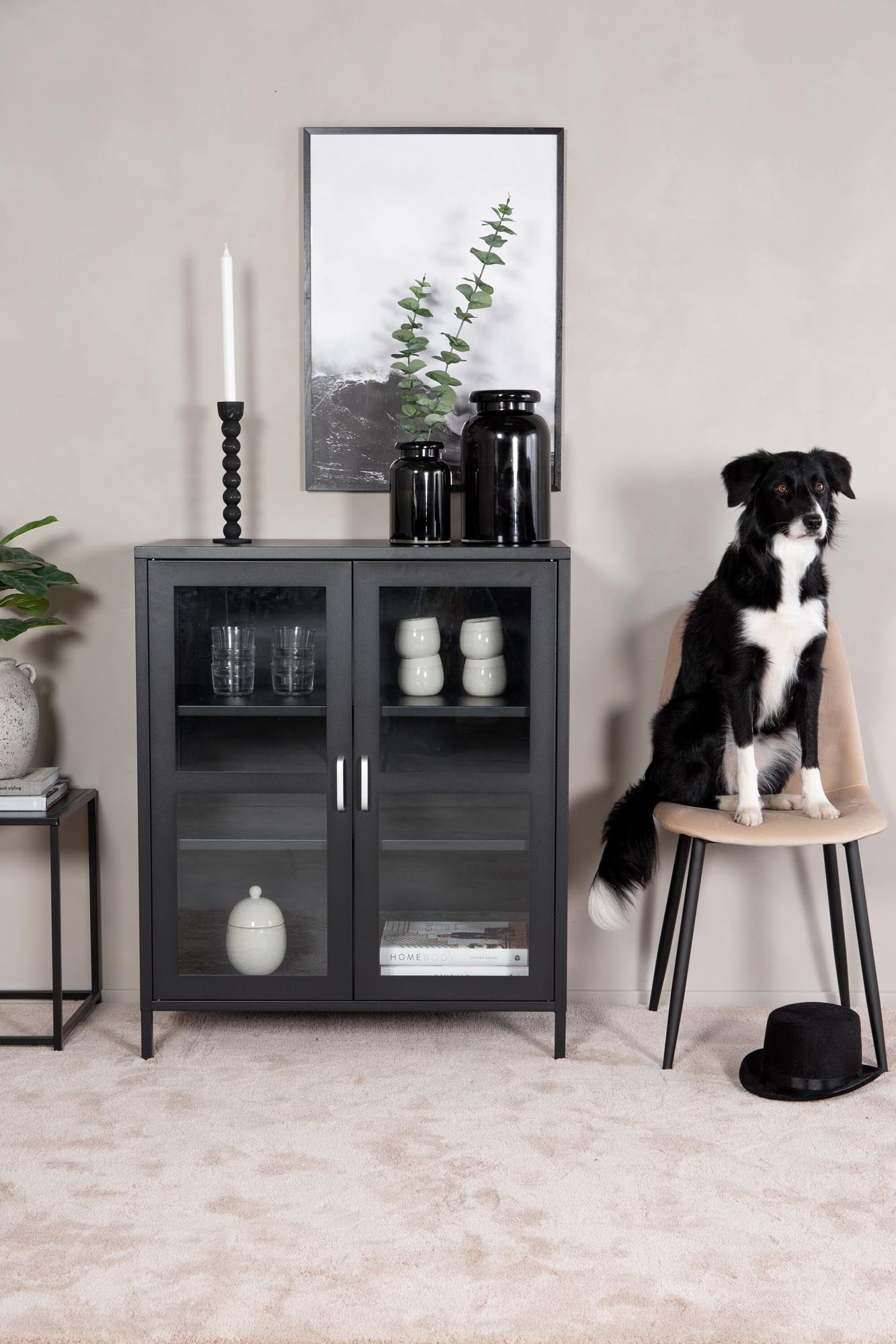 Acero Cabinet in Schwarz präsentiert im Onlineshop von KAQTU Design AG. Cabinet ist von Venture Home