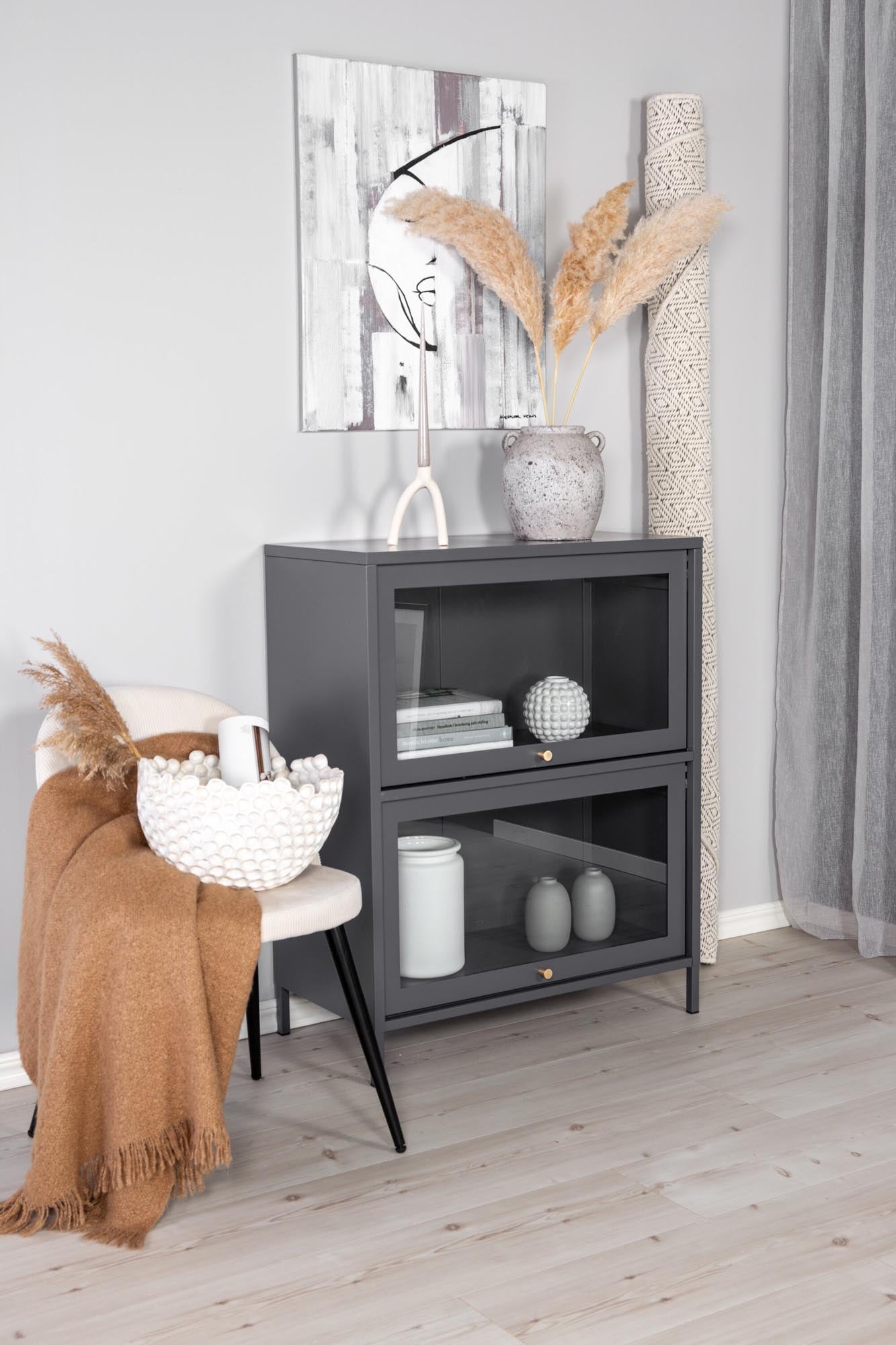 Will Kabinett in Hellgrau präsentiert im Onlineshop von KAQTU Design AG. Cabinet ist von Venture Home