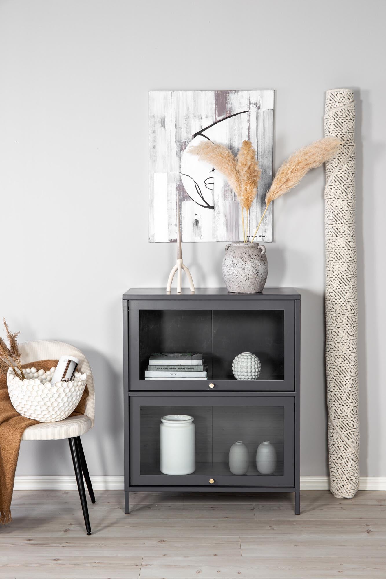 Will Kabinett in Hellgrau präsentiert im Onlineshop von KAQTU Design AG. Cabinet ist von Venture Home