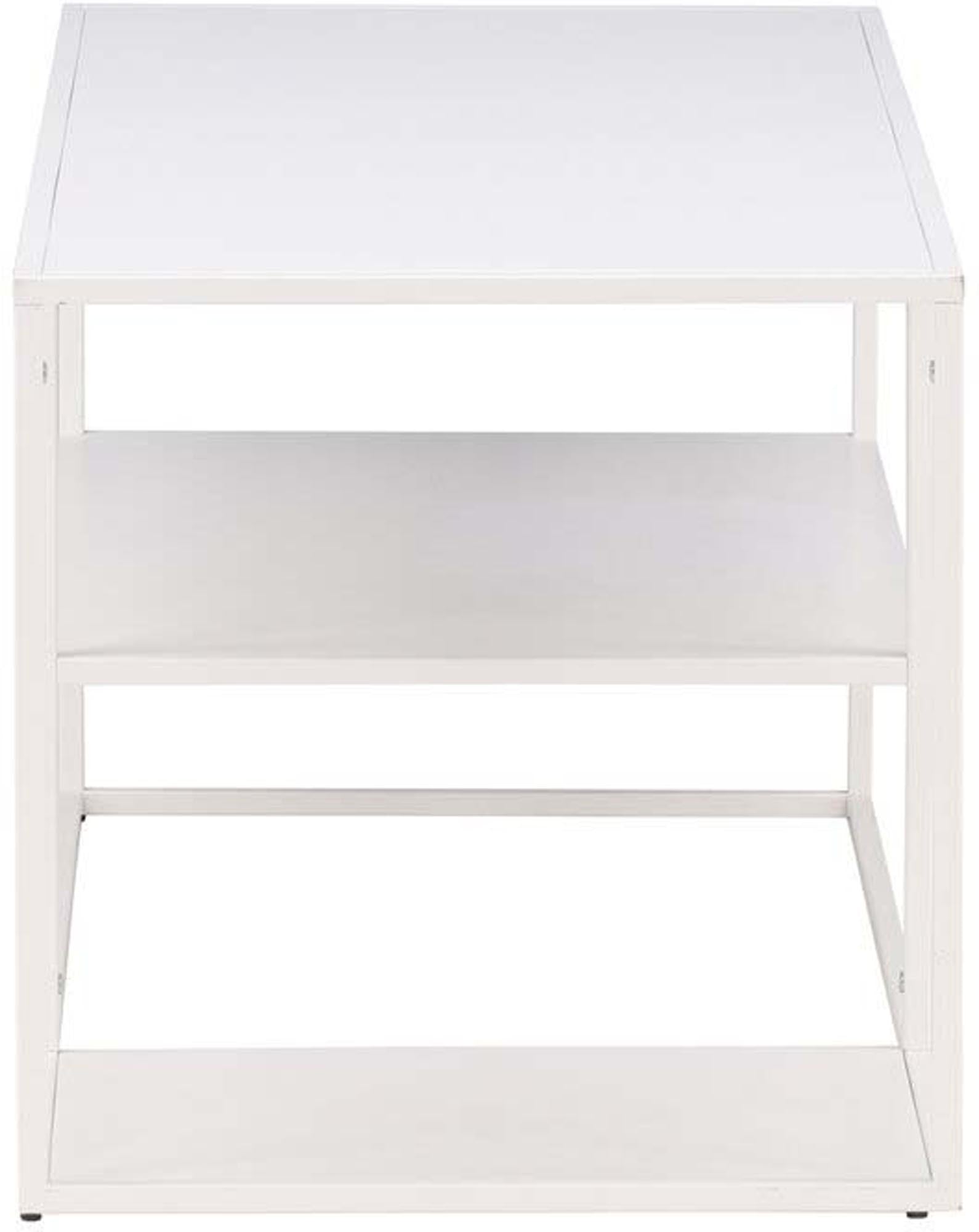 Entdecken Sie den Staal Coffee Tisch von Venture Home: Ein stilvoller, robuster Tisch aus pulverbeschichtetem Stahl, ideal für jedes moderne Wohnzimmer.