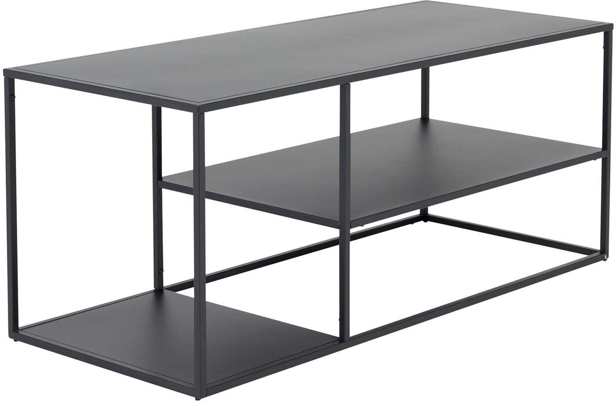 Staal Coffee Tisch in Schwarz präsentiert im Onlineshop von KAQTU Design AG. Beistelltisch ist von Venture Home