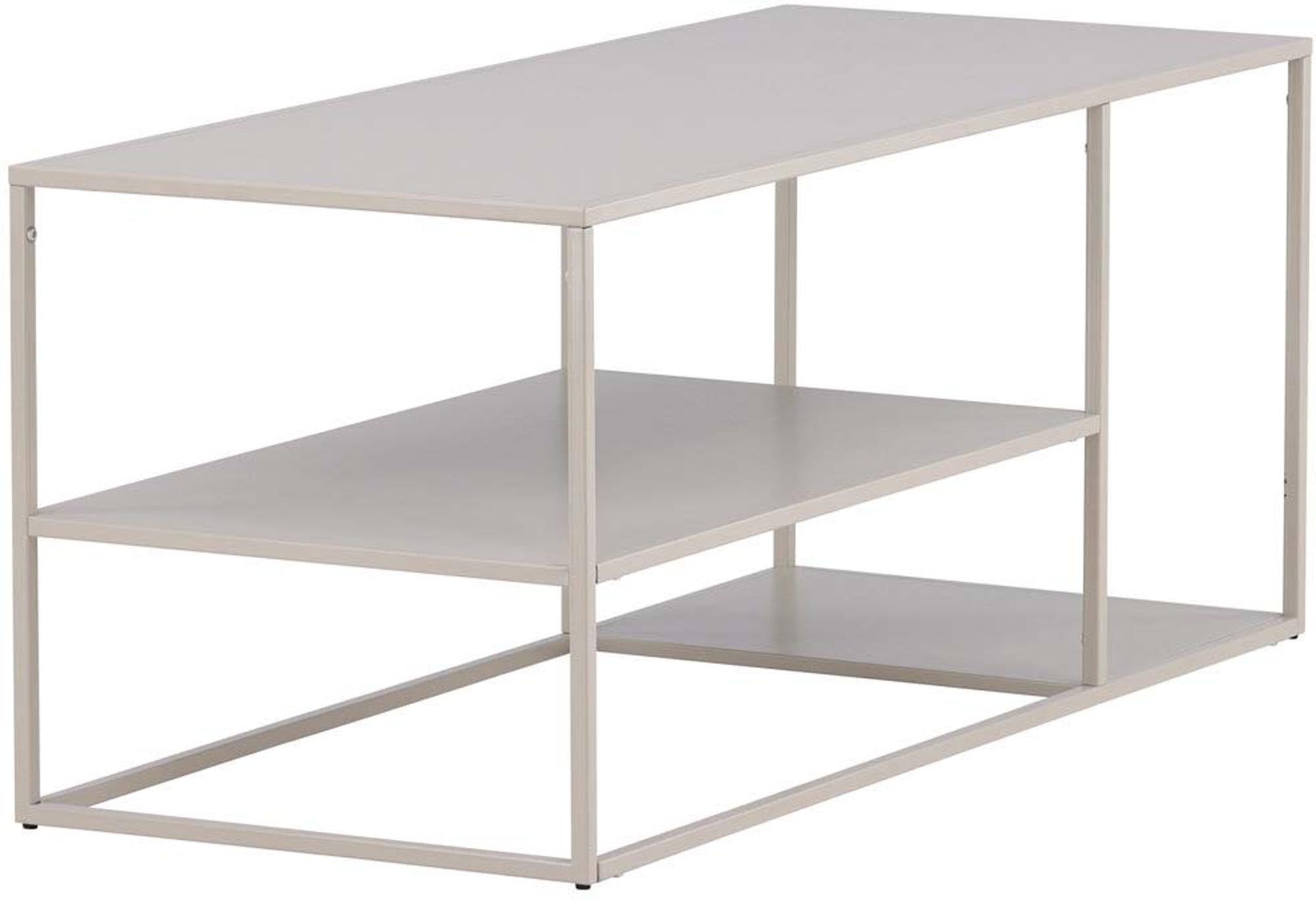 Eleganter Staal Coffee Tisch von Venture Home: Hochwertiger, pulverbeschichteter Stahl vereint Funktionalität und modernes Design für Ihr Zuhause.